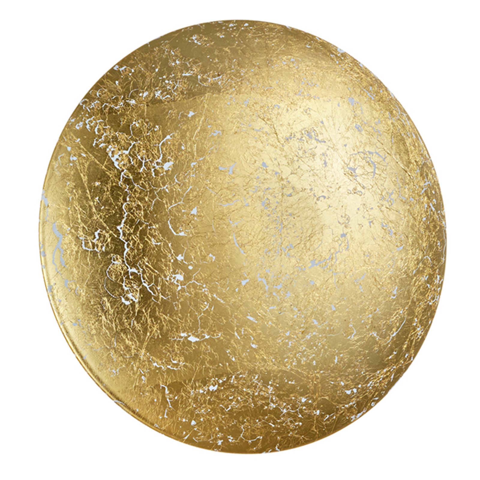 LED-Wandleuchte CHIROS - goldfarbig - Ø 22 cm