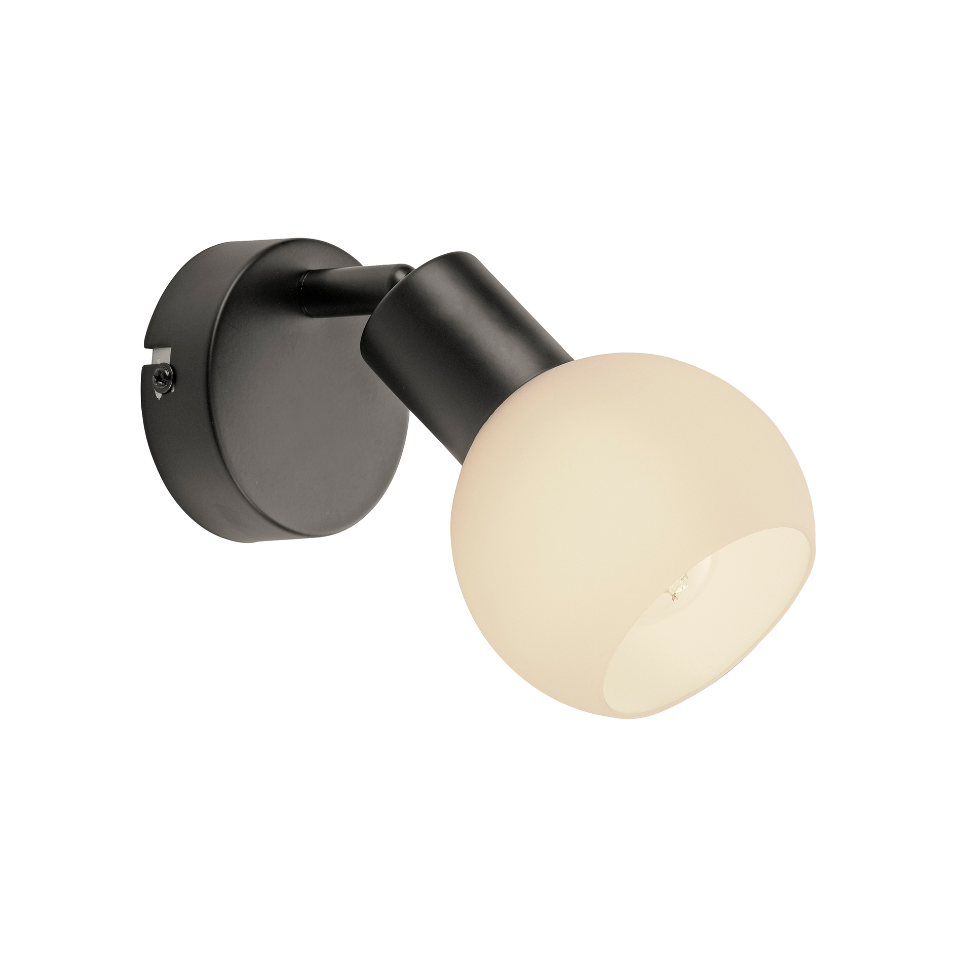 LED-Wandstrahler - schwarz - einflammig