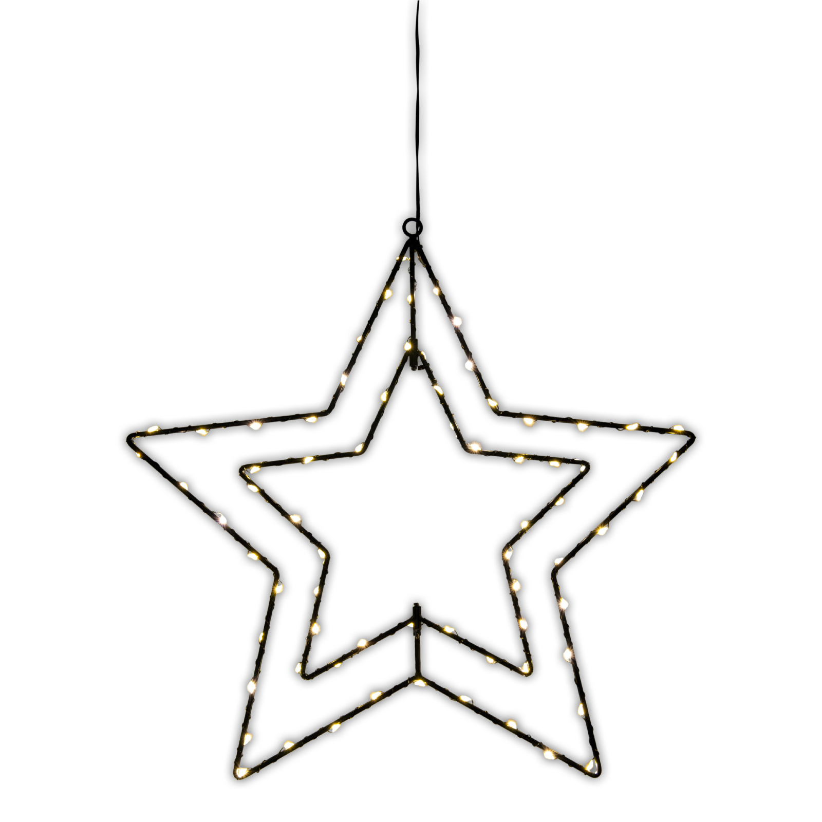 LED-Weihnachtsstern 3D - schwarz - 38 cm | Online bei ROLLER kaufen