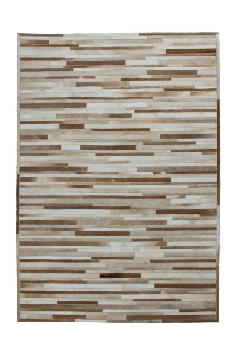 Lederteppich ECLIPSE 100 - creme - 80x150 cm