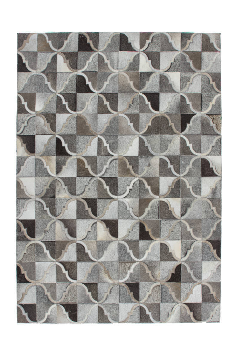 Lederteppich ECLIPSE 300 - grau - 160x230 cm