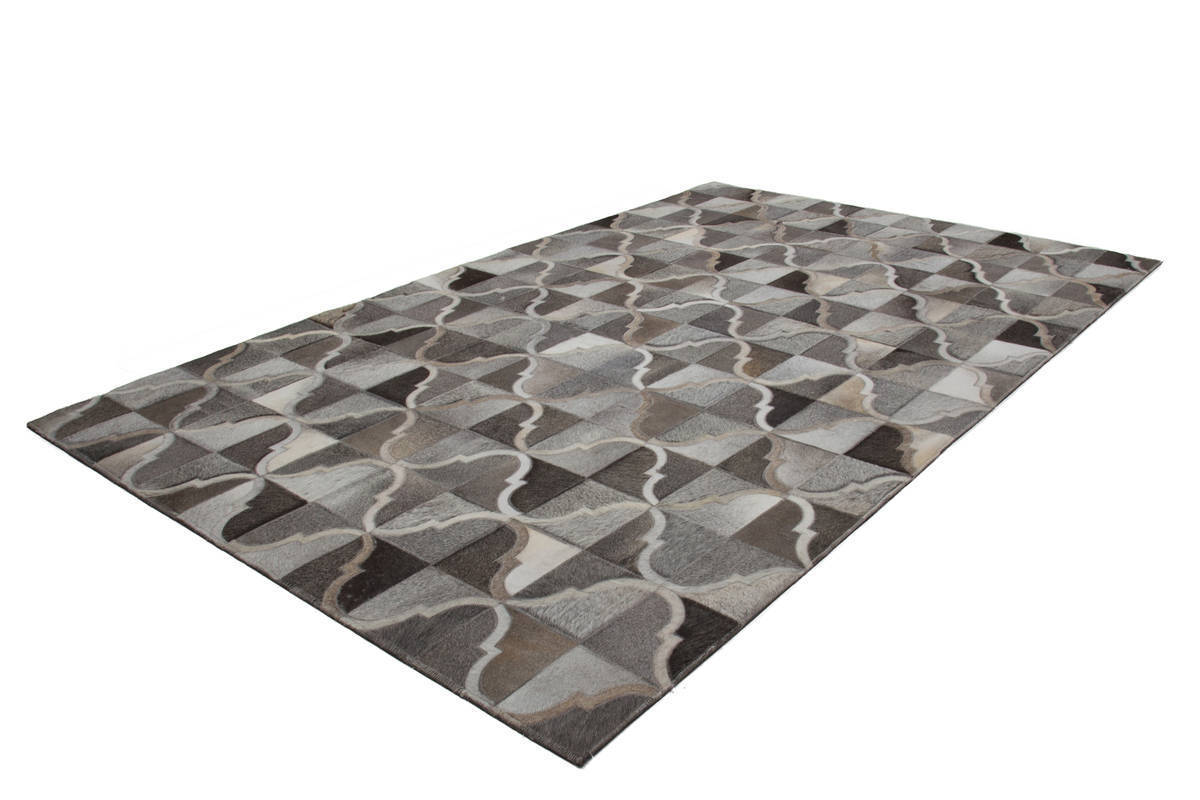 Lederteppich ECLIPSE 300 - grau - 160x230 cm