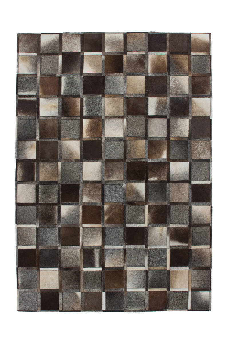 Lederteppich ECLIPSE 400 - grau - 160x230 cm