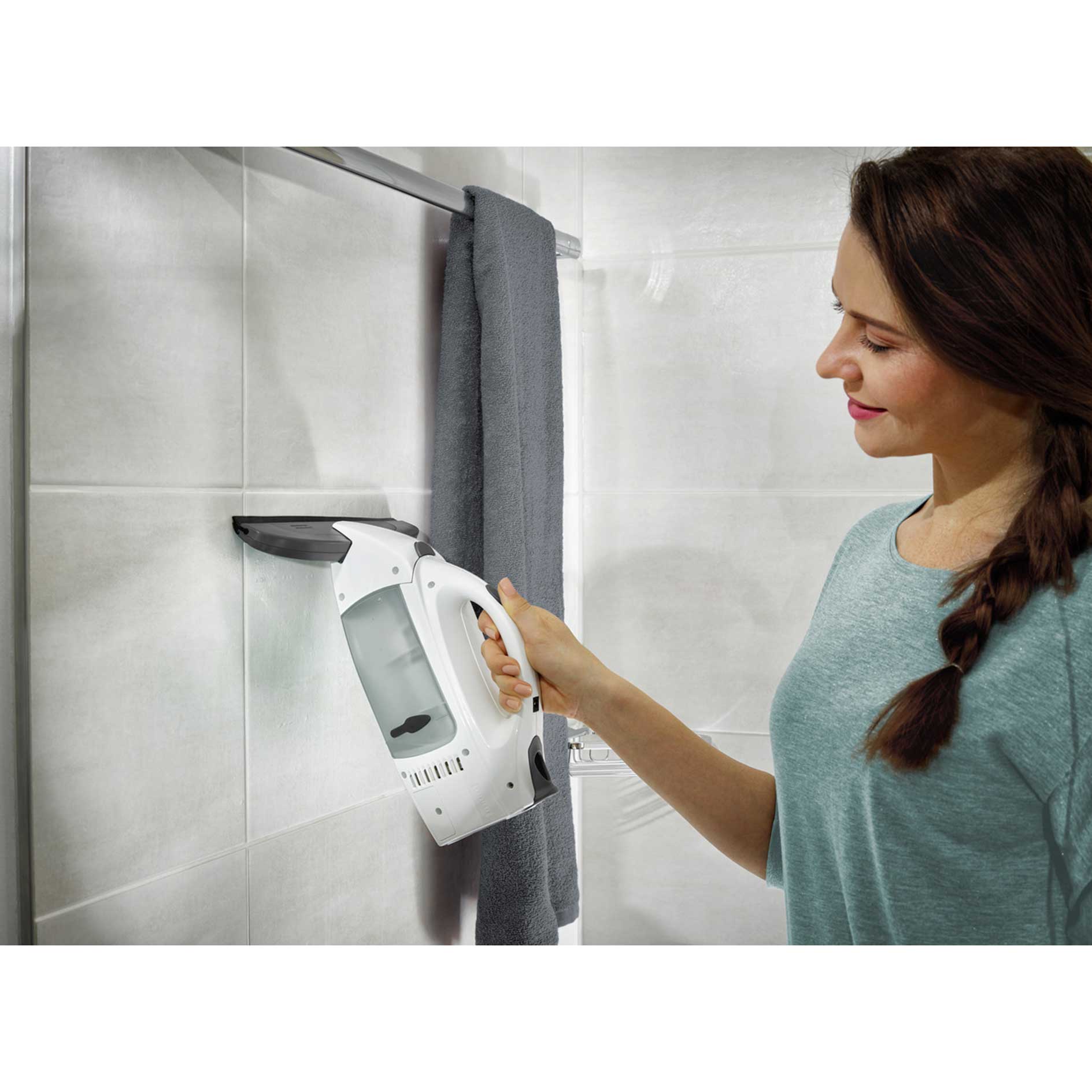LEIFHEIT Fenstersauger Dry&Clean Classic - weiß-grau