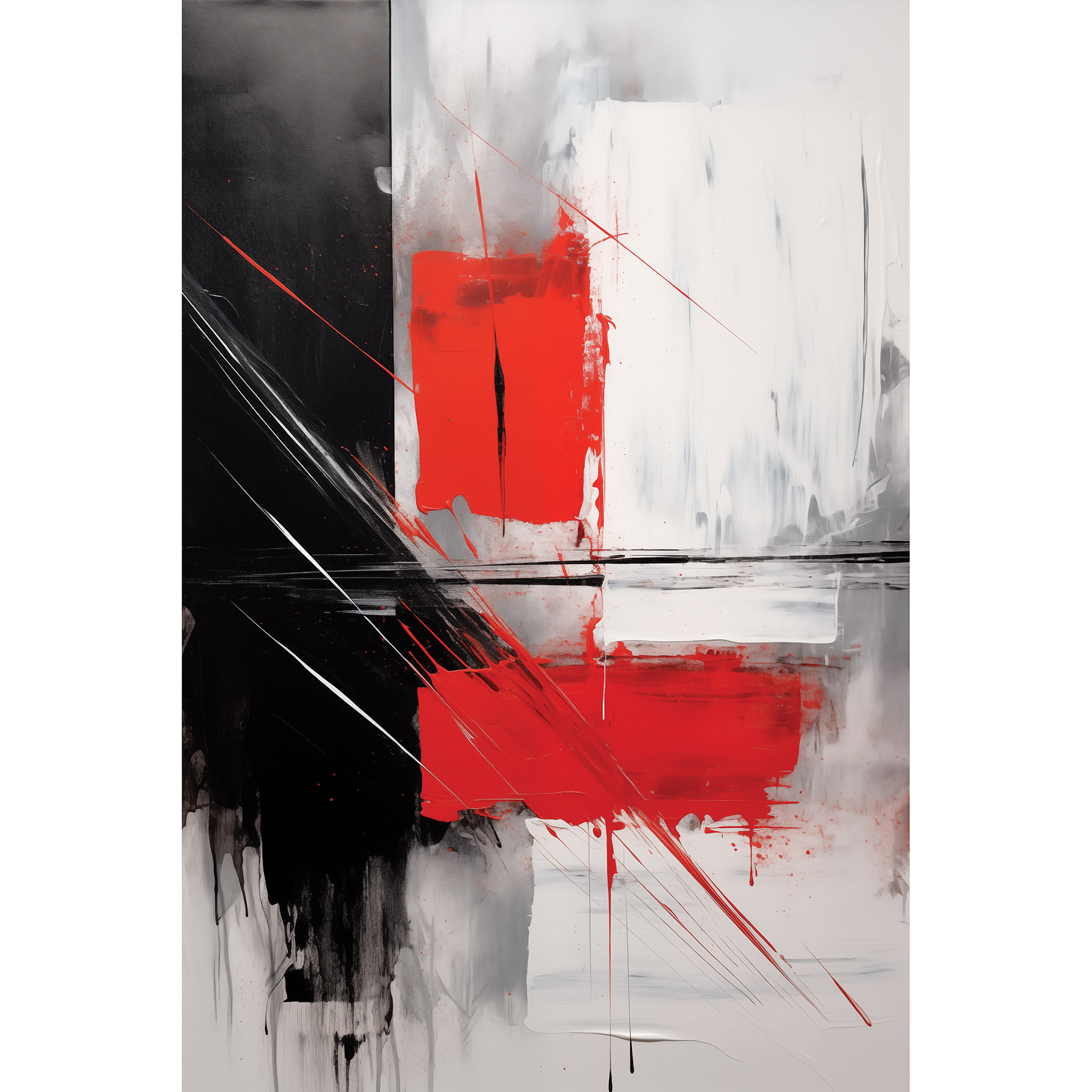 Leinwandbild Abstract Art VII - bunt - 40x60 cm