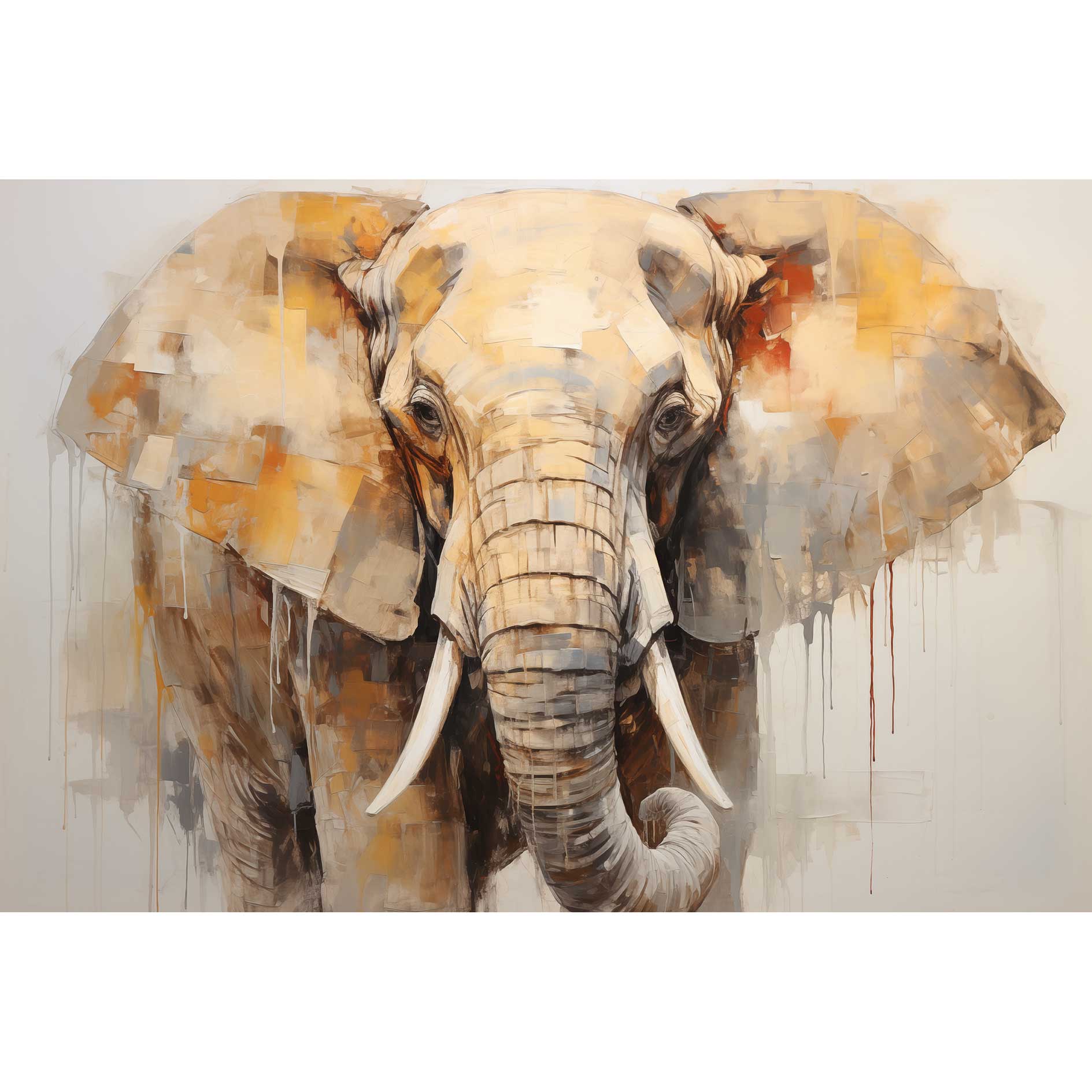 Leinwandbild Animals XVI - bunt - 90x60 cm