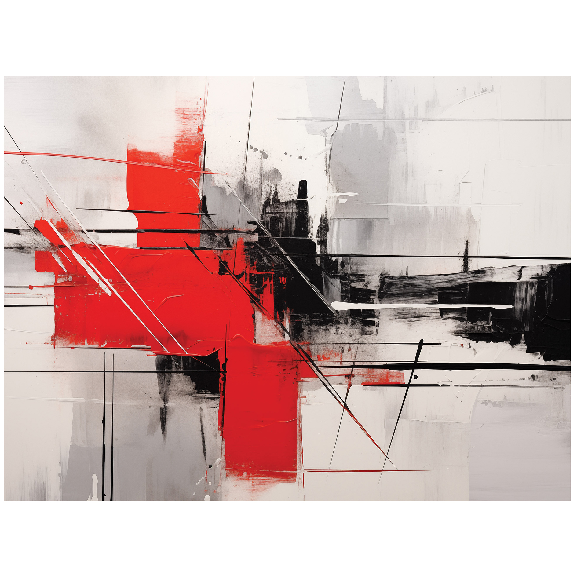 Leinwandbild - mehrfarbig - 100x75 cm
