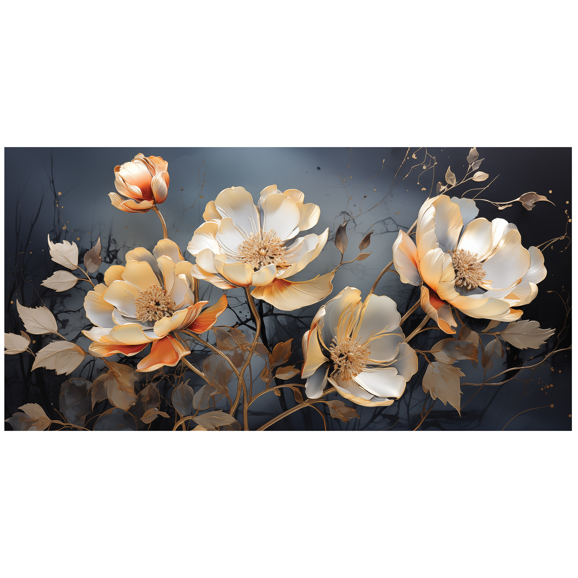 Leinwandbild - mehrfarbig - 120x60 cm