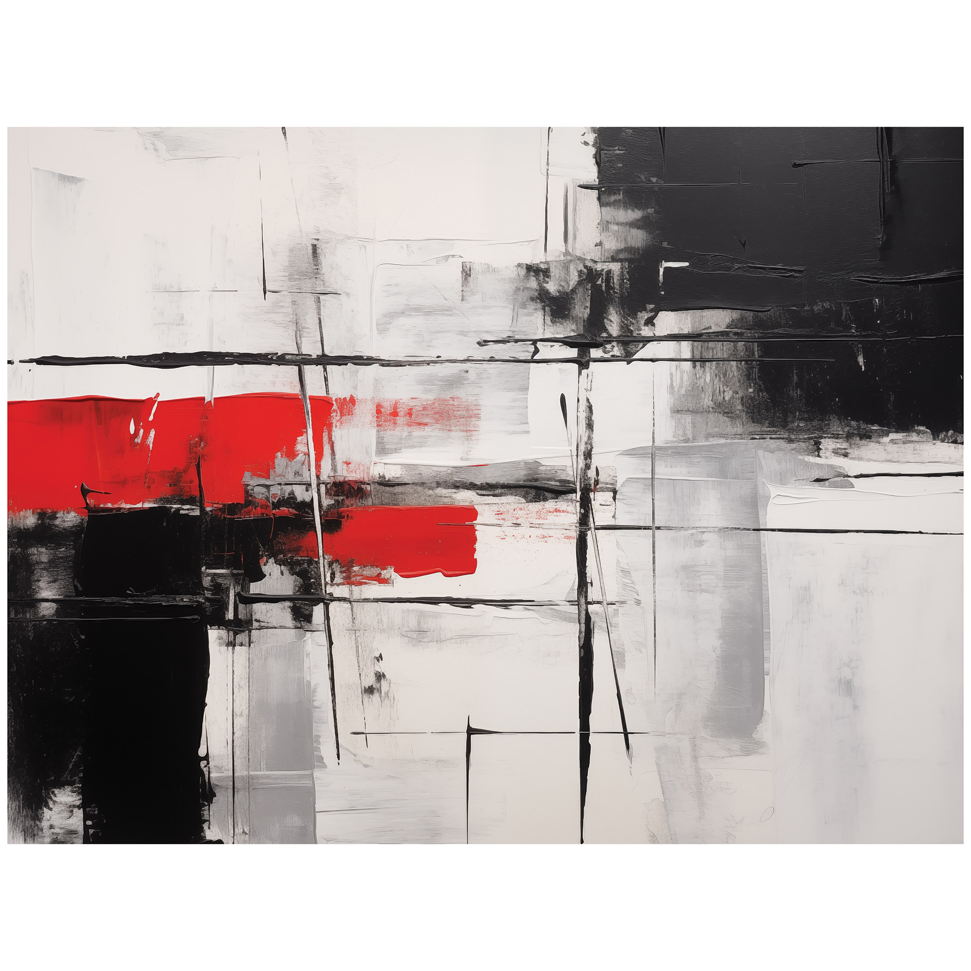 Leinwandbild - mehrfarbig - 80x60 cm