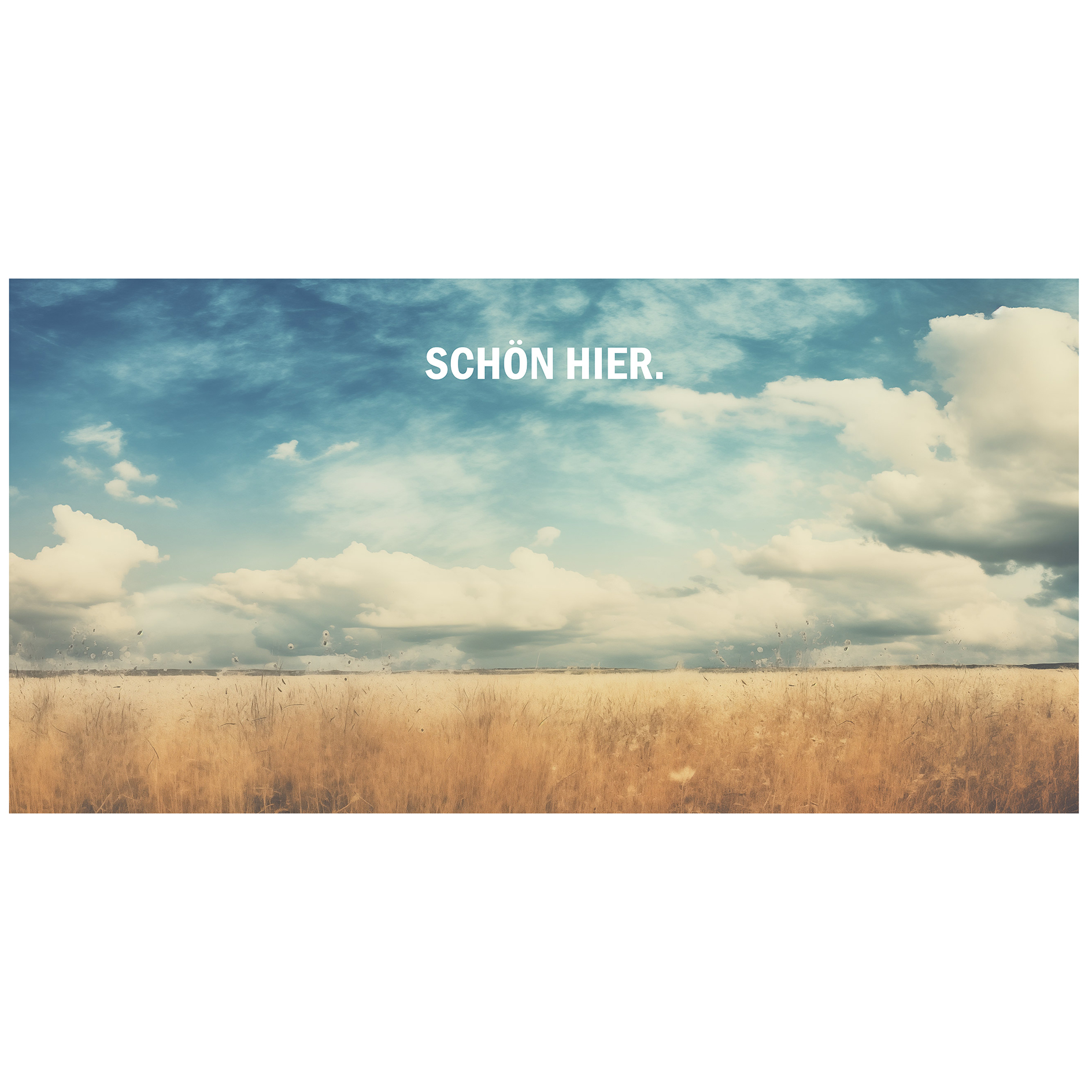 Leinwandbild Nature XXl - mehrfarbig - 100x50 cm