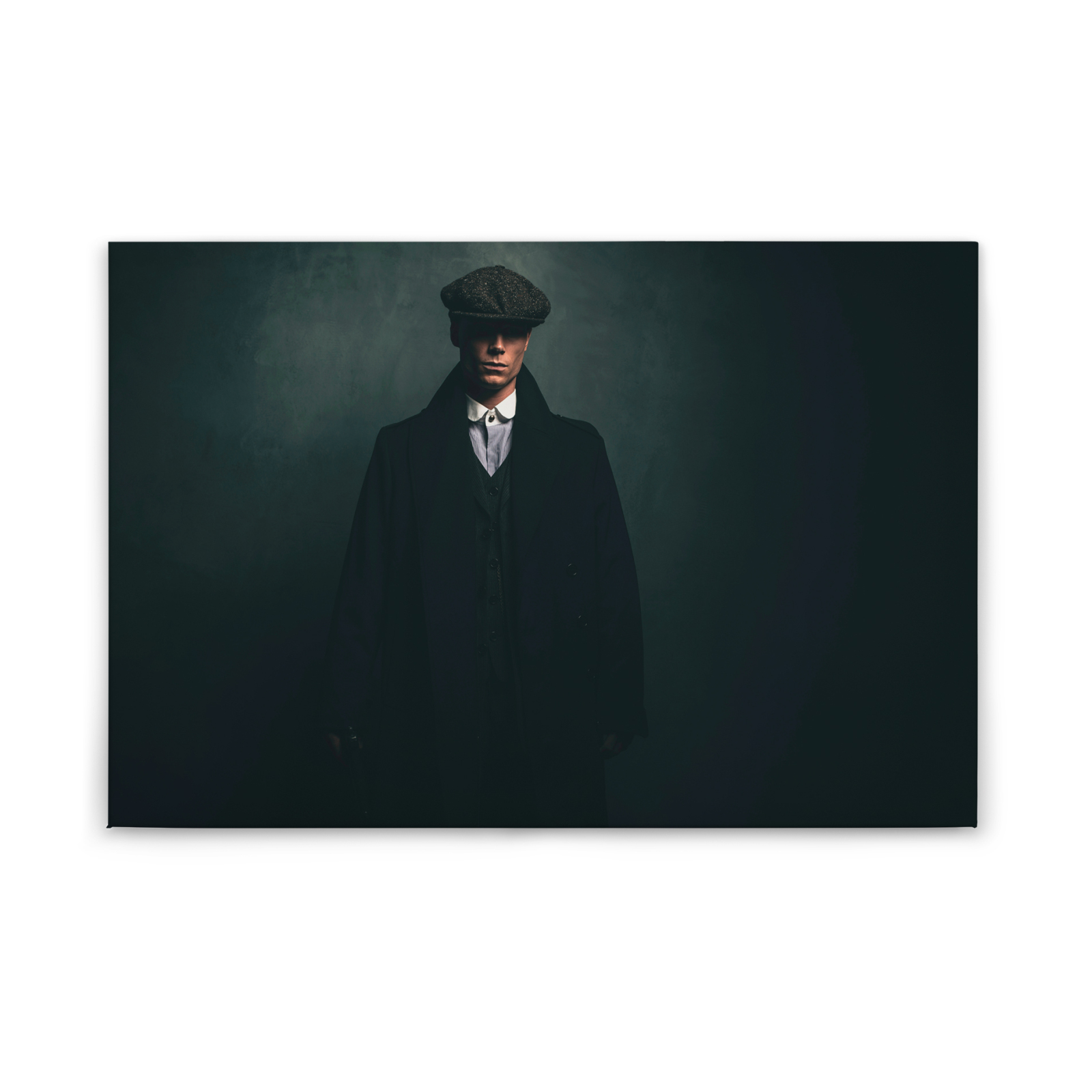 Leinwandbild ROGER 2 - grün-schwarz - 90x60 cm