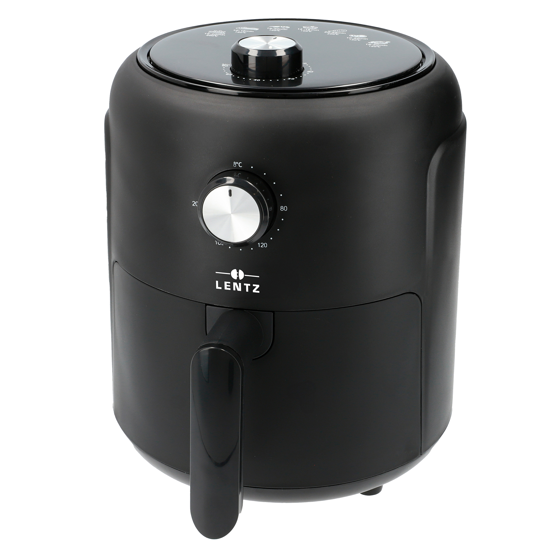 LENTZ Heißluft-Fritteuse 77798 - schwarz - 2,6 Liter