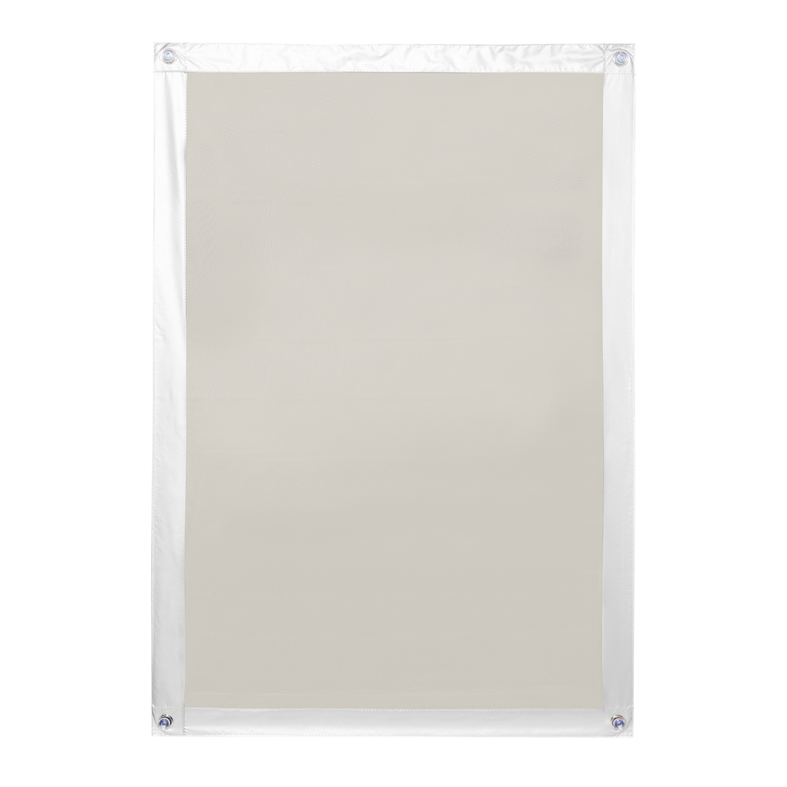 LICHTBLICK Dachfenster-Sonnenschutz Haftfix - beige - blickdicht - 94x96,9 cm