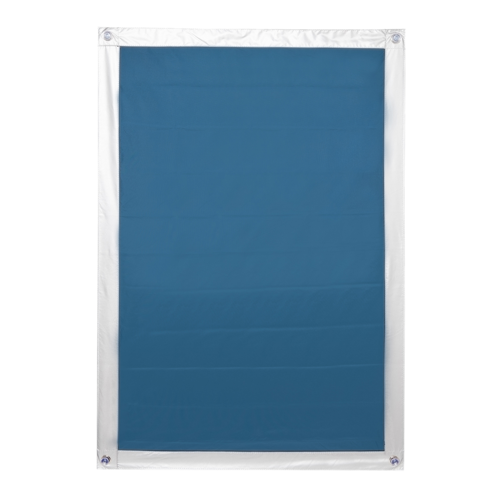LICHTBLICK Dachfenster-Sonnenschutz Haftfix - blau - Verdunkelung - 94x118,9 cm