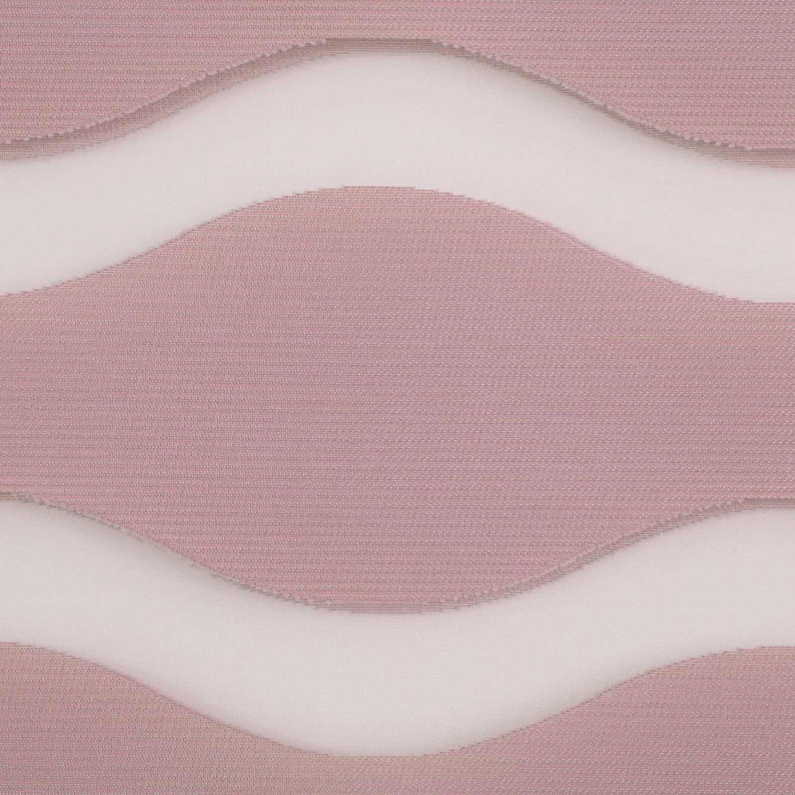 LICHTBLICK Doppelrollo - altrosa - Wellen - 90x150 cm