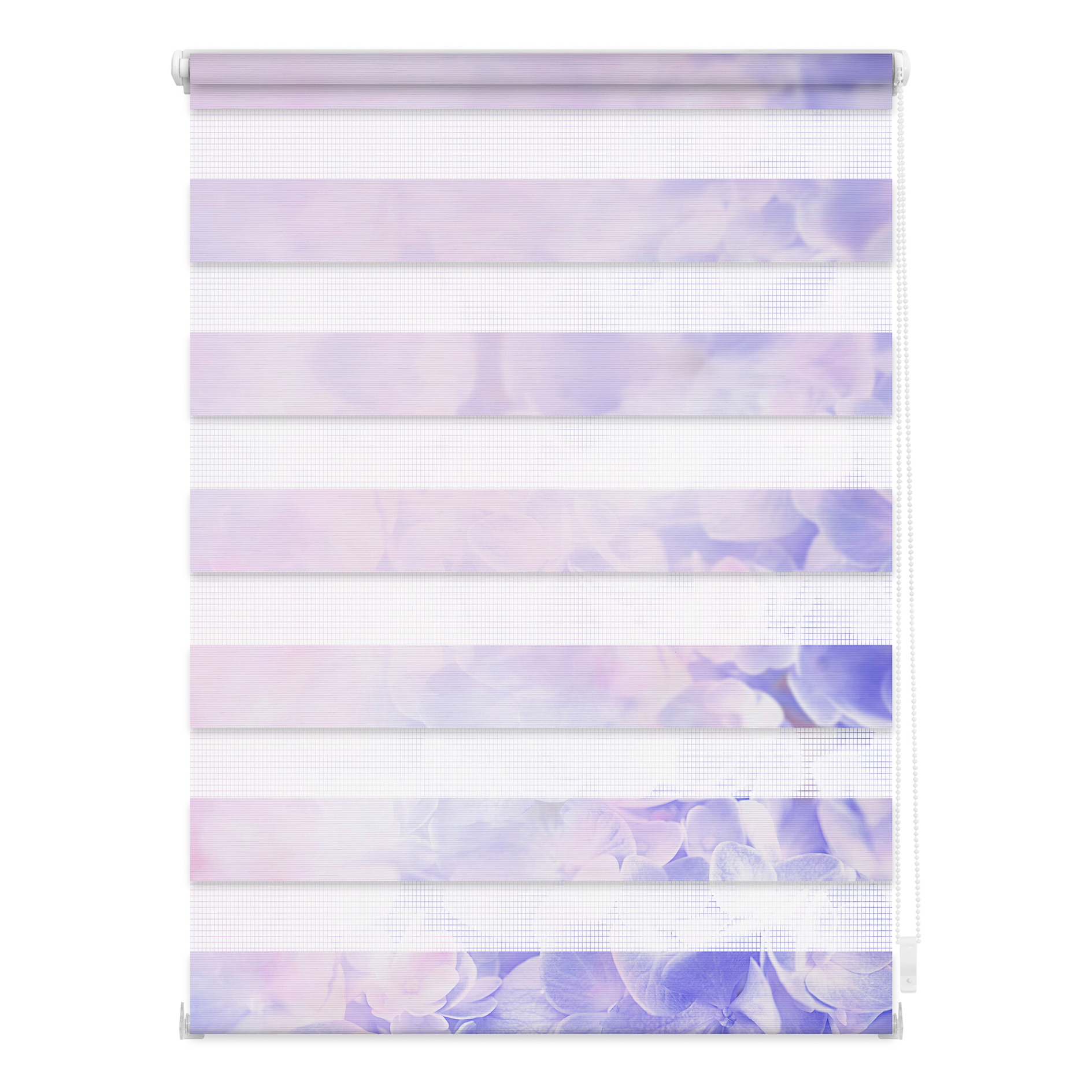LICHTBLICK Doppelrollo HORTENSIE - lila - 70x150 cm