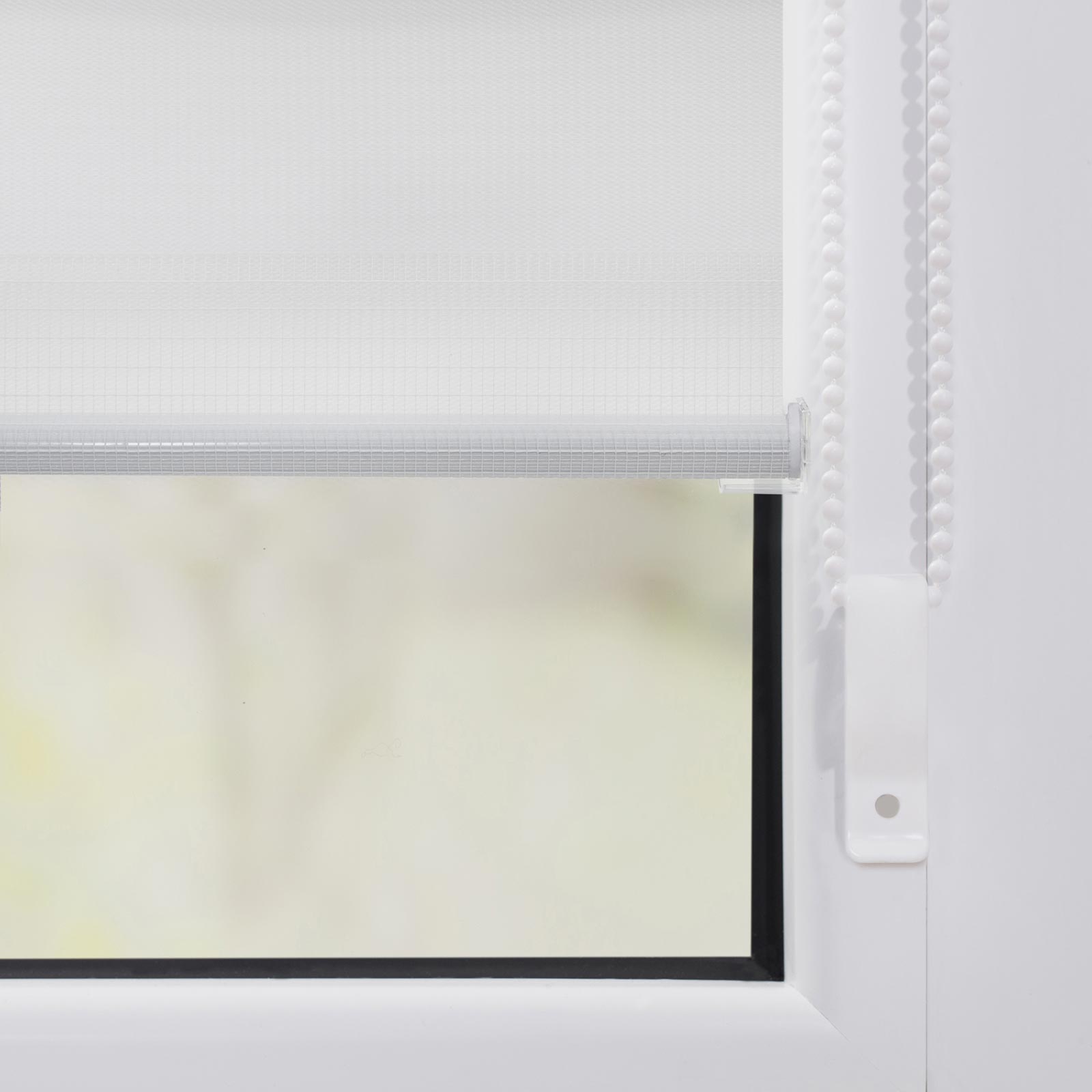LICHTBLICK Duo Rollo Klemmfix - Blätter - grün - 70x150 cm