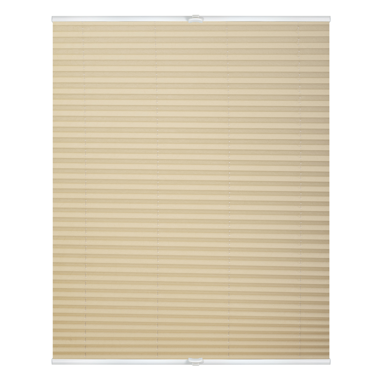 LICHTBLICK Plissee - creme - Crushed-Optik - 110x130 cm