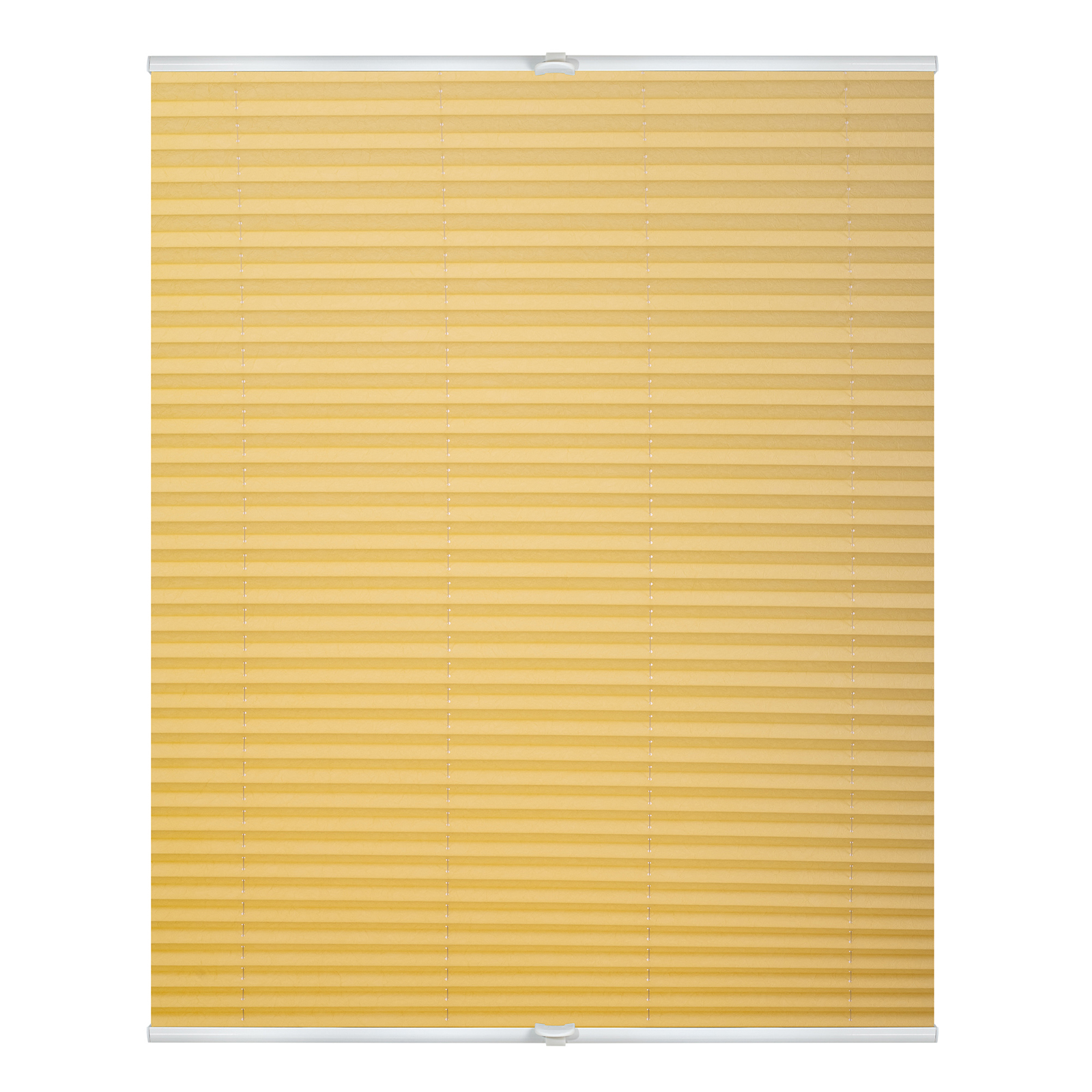 LICHTBLICK Plissee - gelb - Crushed Optik - 80x130 cm