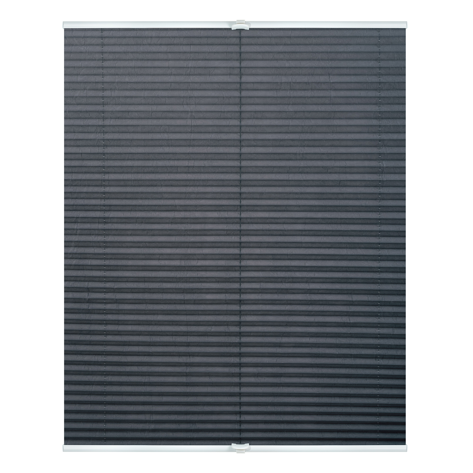 LICHTBLICK Plissee - grau - Crushed Optik - 55x130 cm