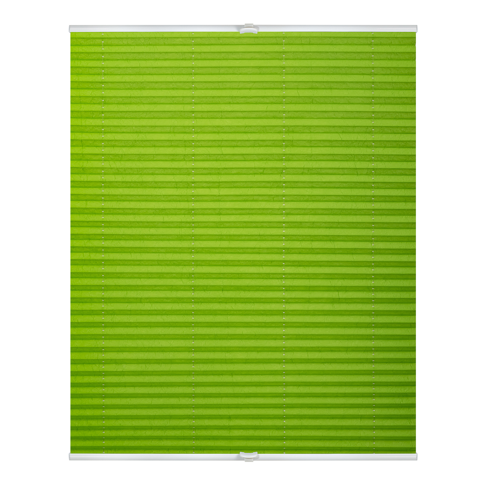 LICHTBLICK Plissee - grün - Crushed-Optik - 80x130 cm
