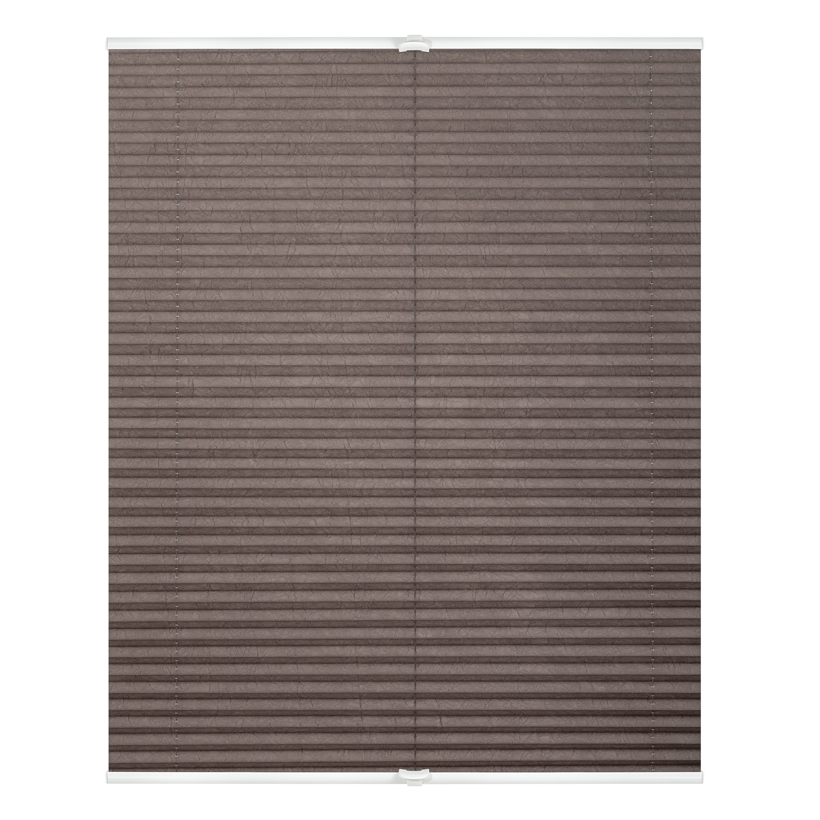 LICHTBLICK Plissee - taupe - Crushed Optik - 55x130 cm