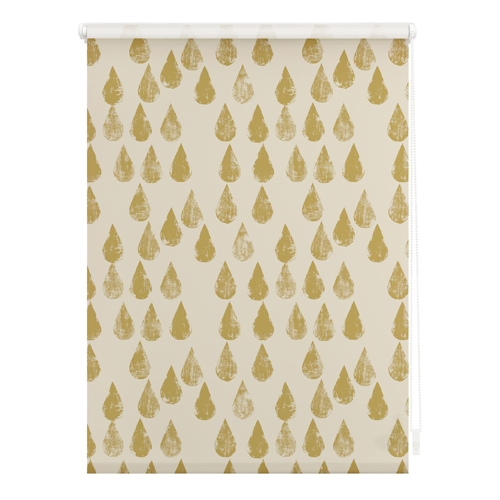 LICHTBLICK Rollo Klemmfix GOLDEN DROPS - gold - 70x150 cm