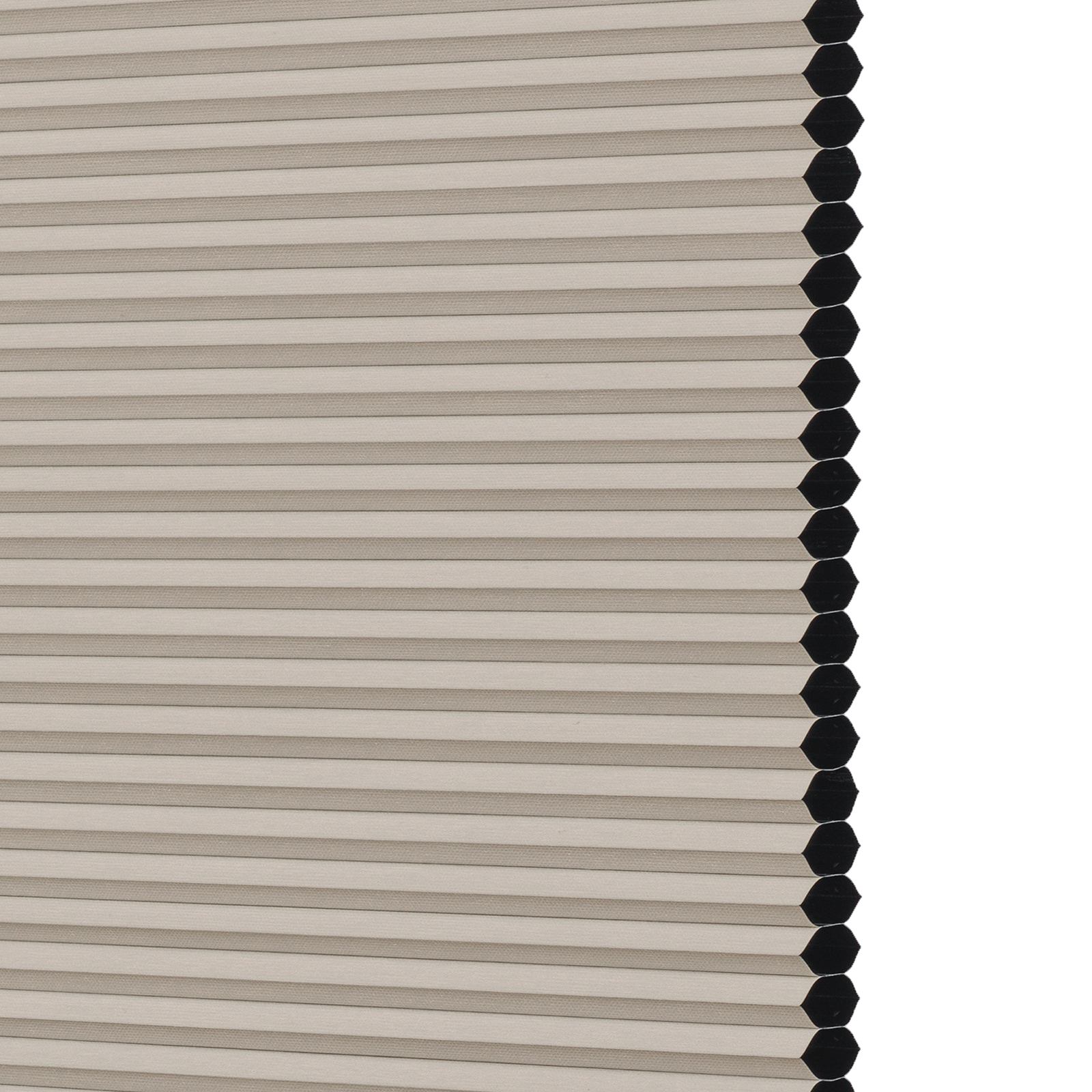 LICHTBLICK Thermo-Plissee - creme - spannbar - 45x130 cm