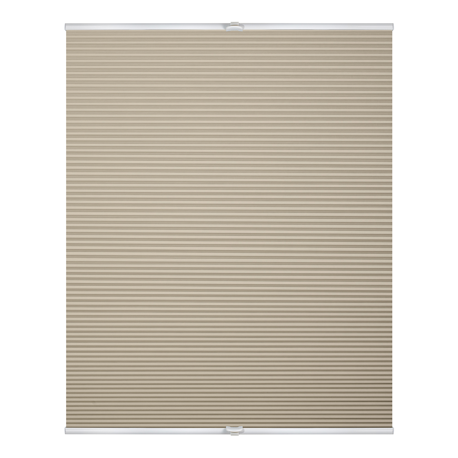 LICHTBLICK Thermo-Plissee - creme - spannbar - 80x130 cm