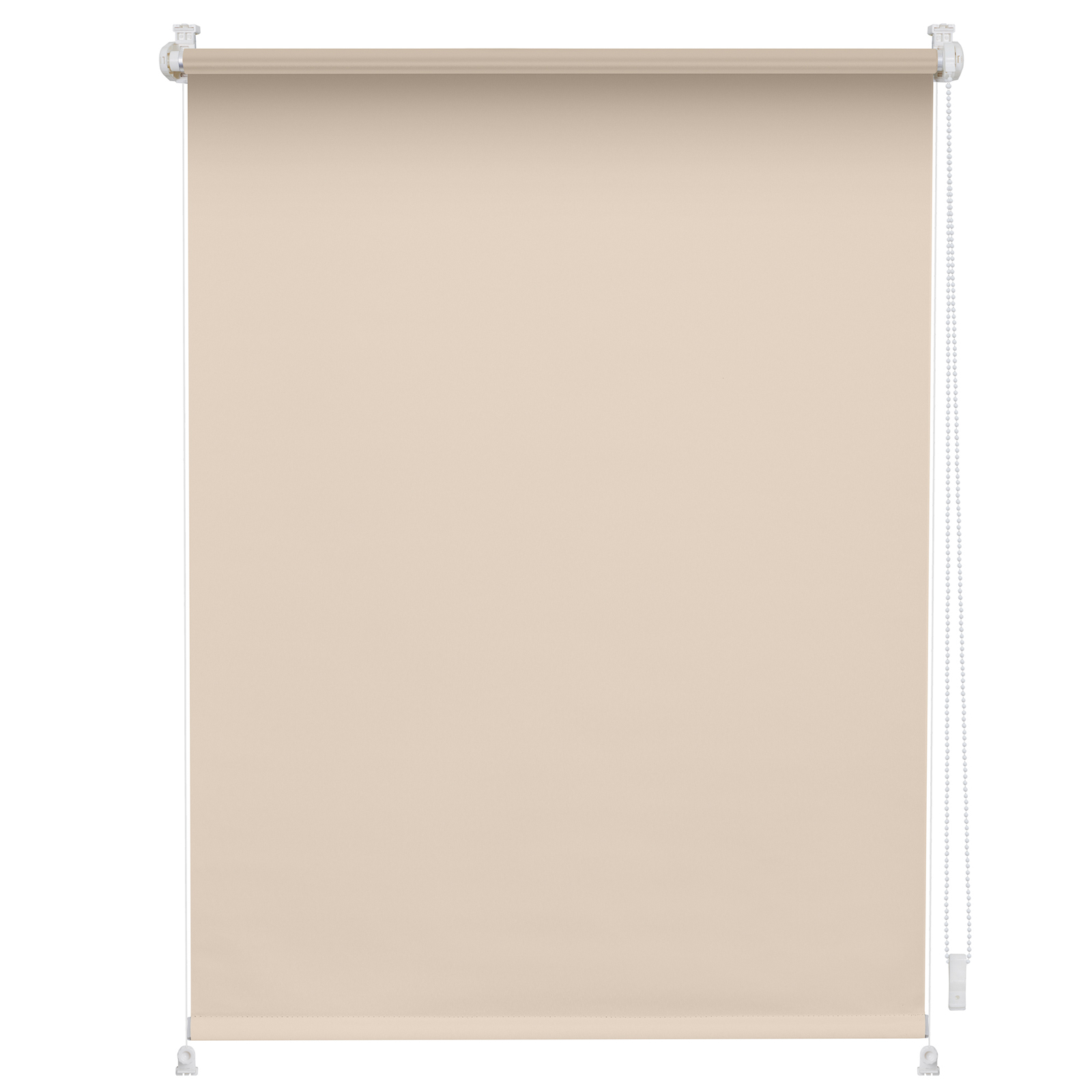 LICHTBLICK Verdunklungsrollo - creme - klemmbar - 80x200 cm