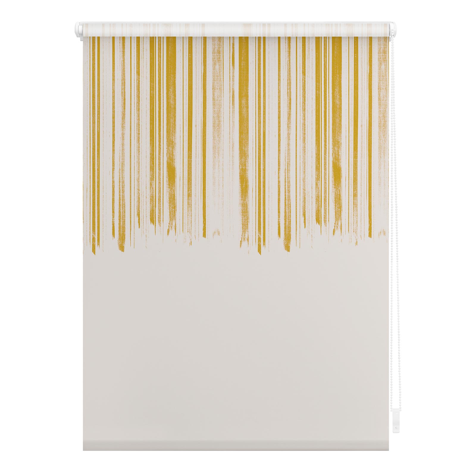 LICHTBLICK Verdunklungsrollo FLOWING HONEY - gelb-weiß - 90x150 cm