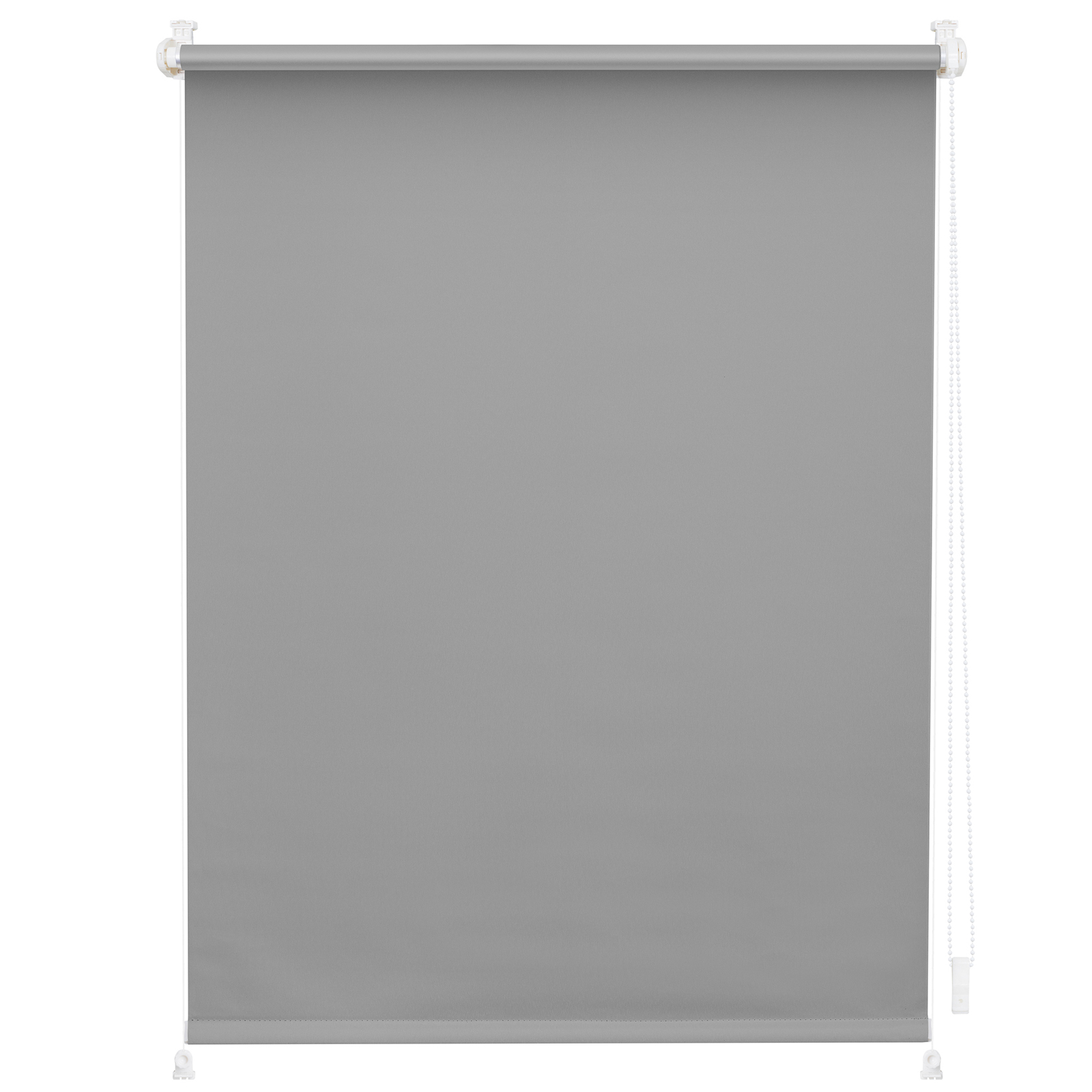 LICHTBLICK Verdunklungsrollo - grau - klemmbar - 80x200 cm