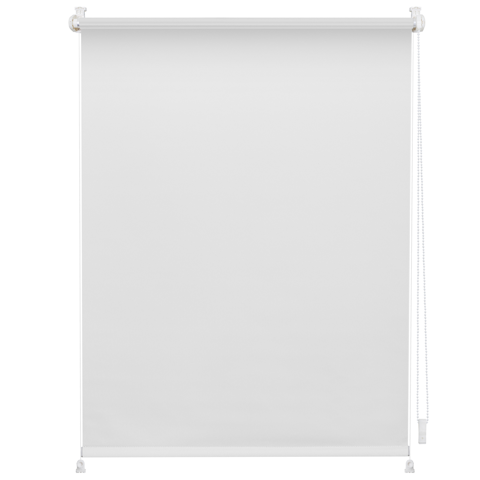 LICHTBLICK Verdunklungsrollo - weiß - klemmbar - 80x200 cm