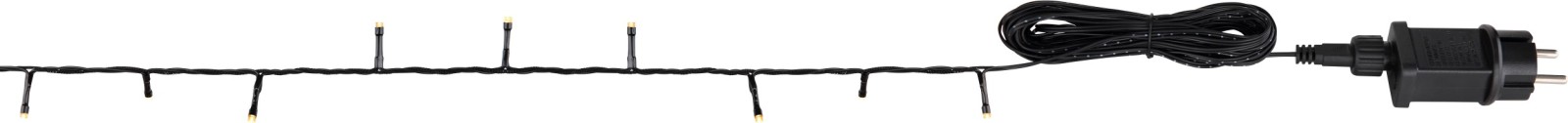 Lichterkette - schwarz - warmweiß - 3 Meter