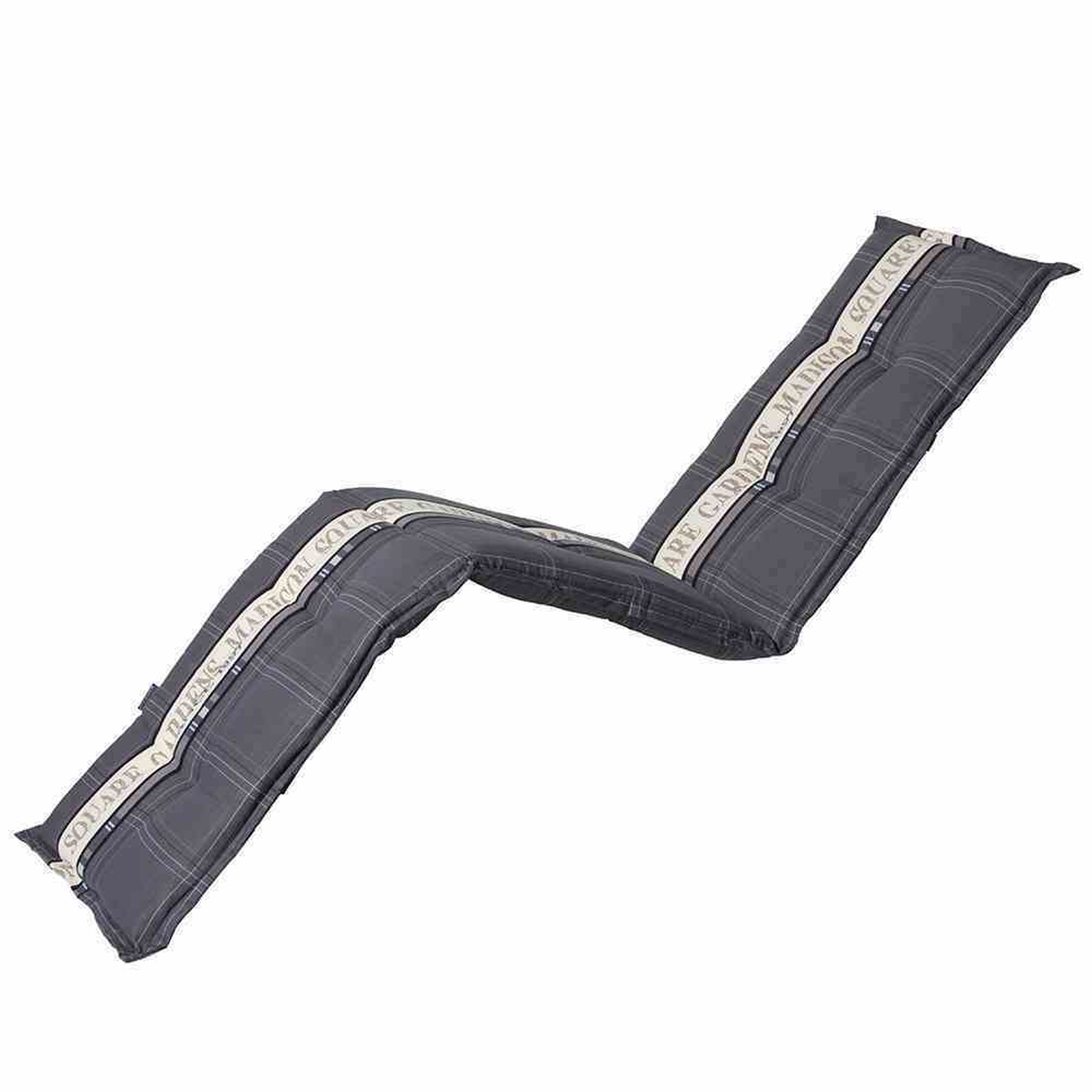 Liegenauflage MADISON GARDEN - grau - 190x65 cm
