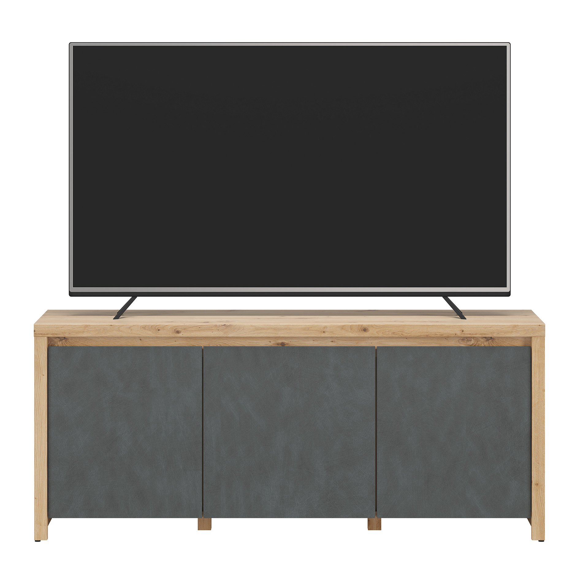 Lowboard - Artisan Eiche - 3 Türen - 143 cm