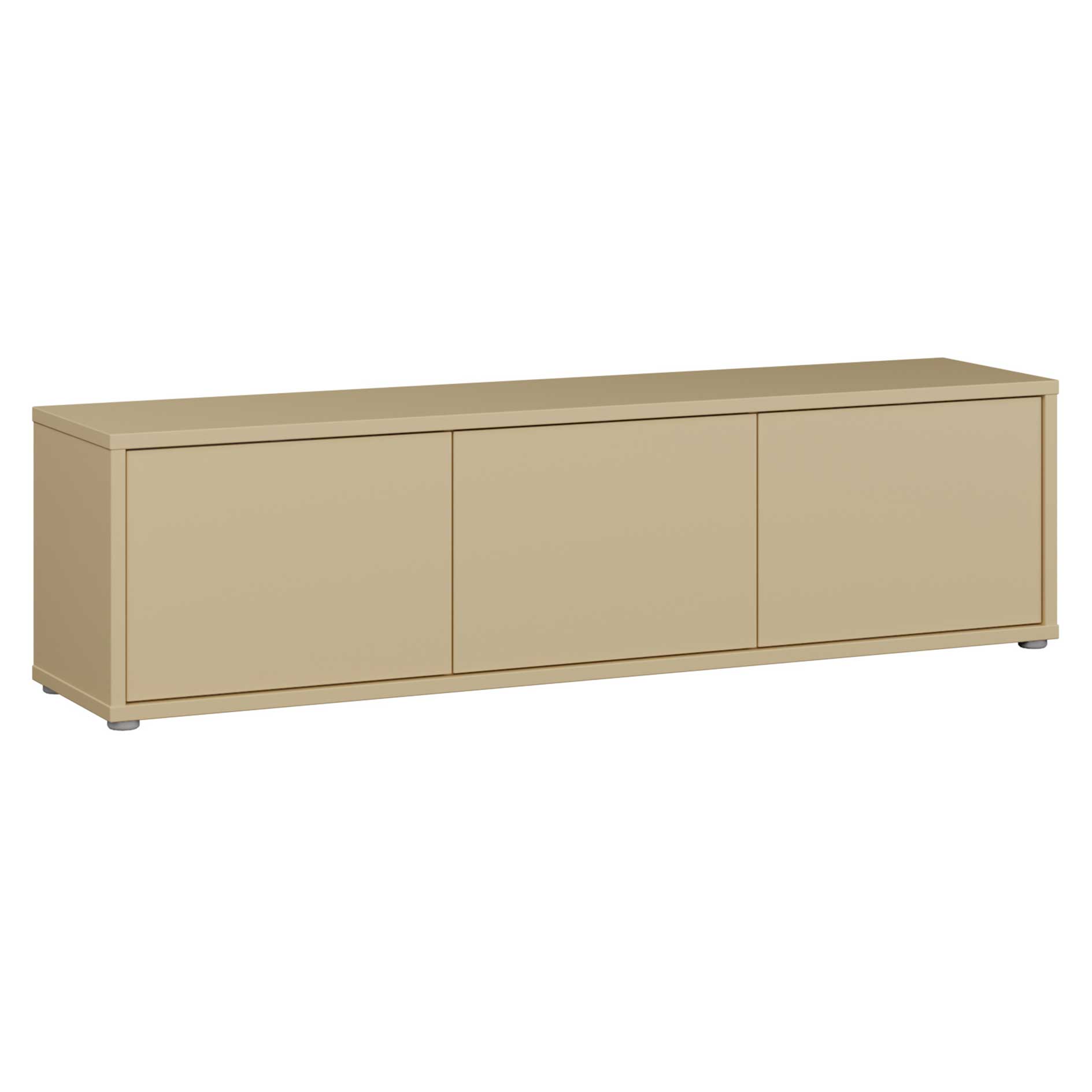 Lowboard - buttergelb - 3 Klappen - 154 cm