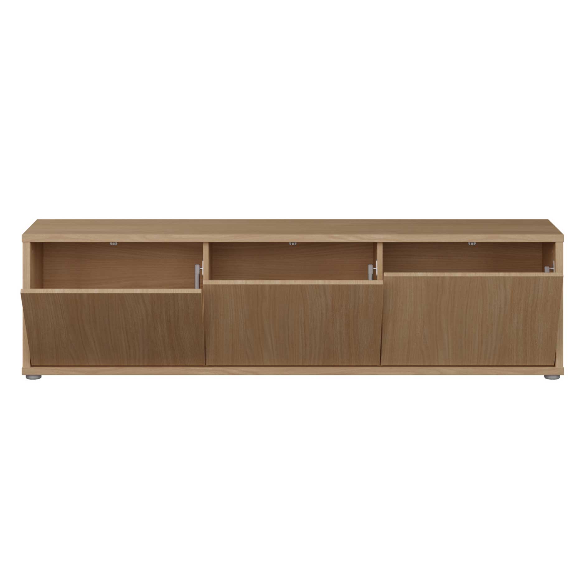 Lowboard - Elegancia Eiche - 3 Klappen - 154 cm