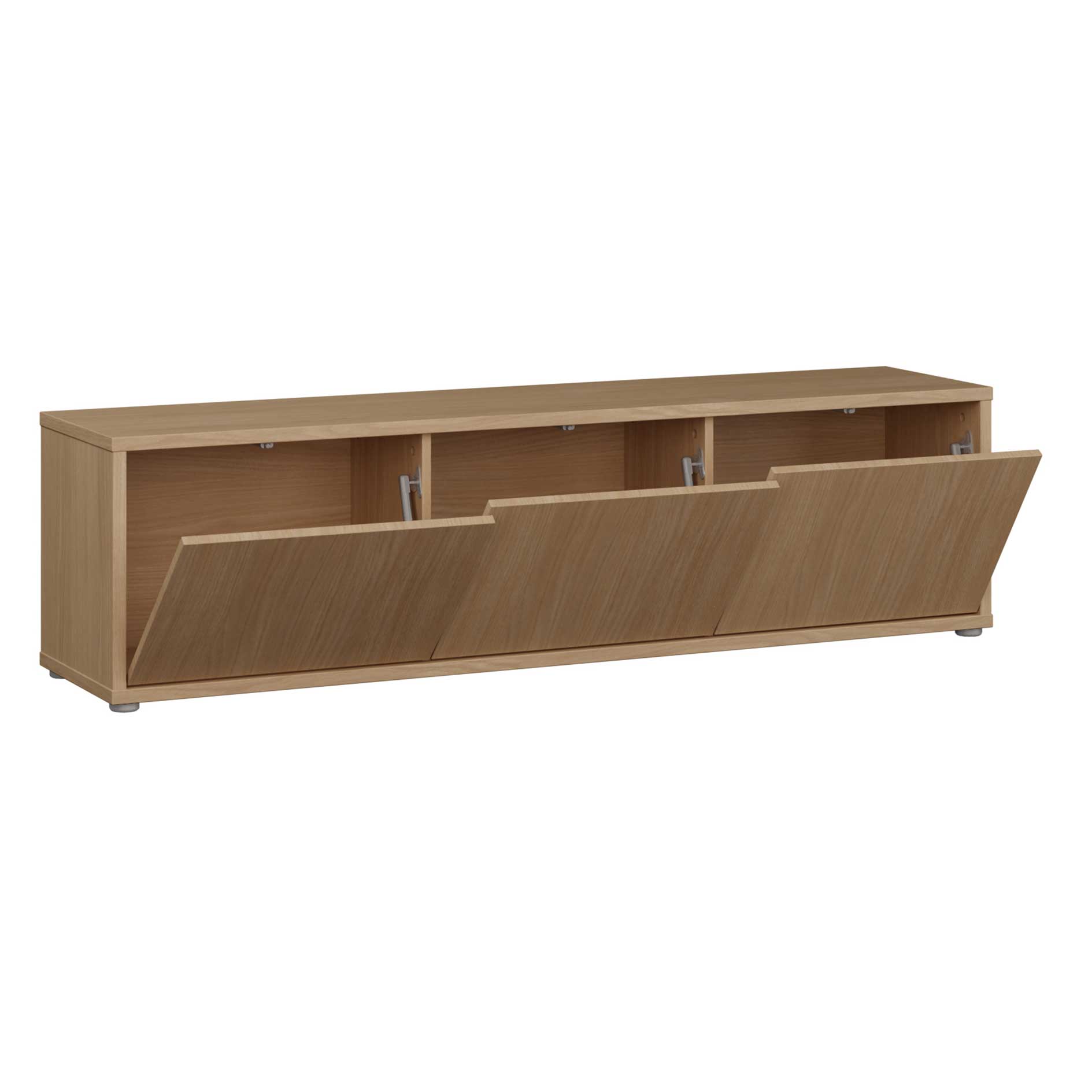 Lowboard - Elegancia Eiche - 3 Klappen - 154 cm