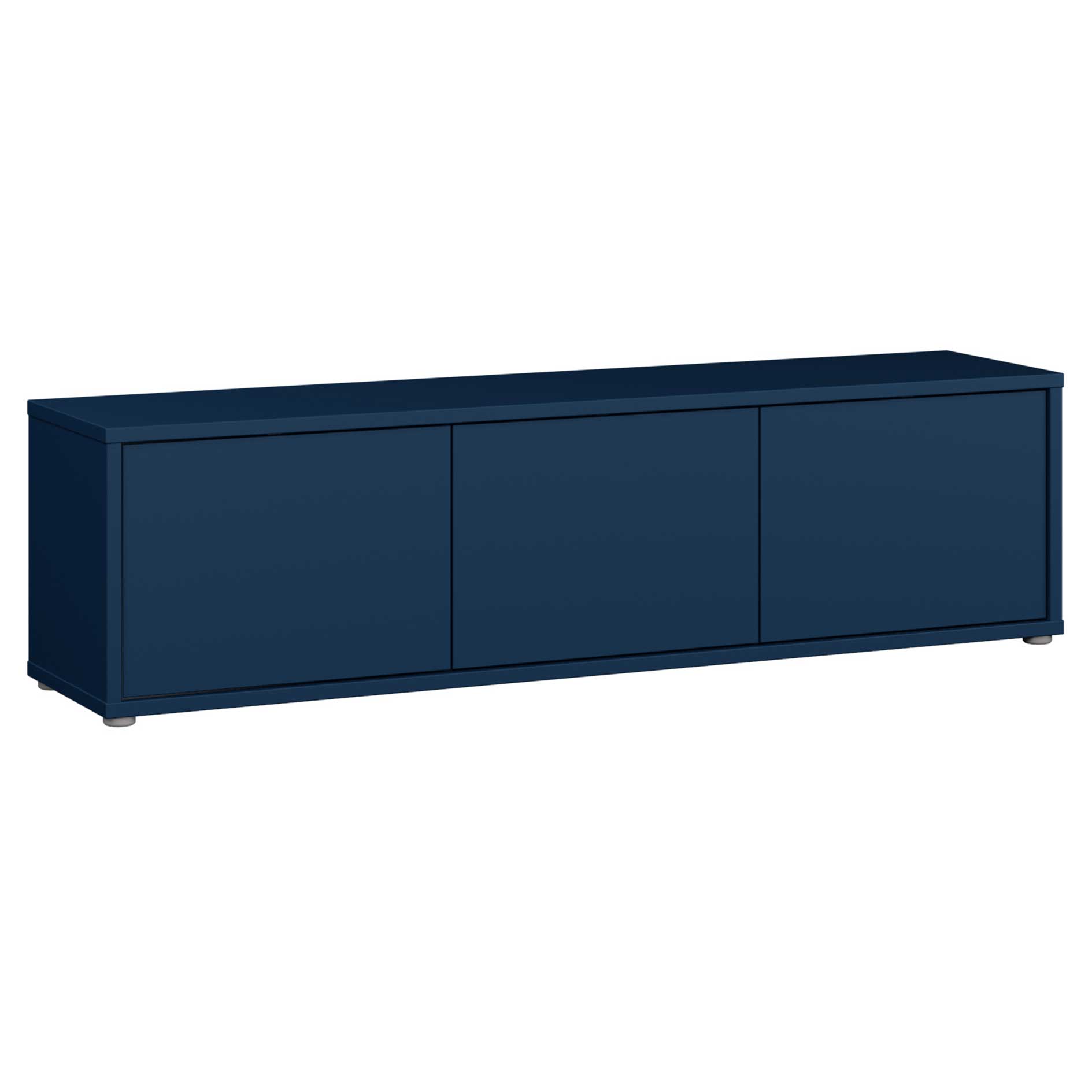 Lowboard - nachtblau - 3 Klappen - 154 cm