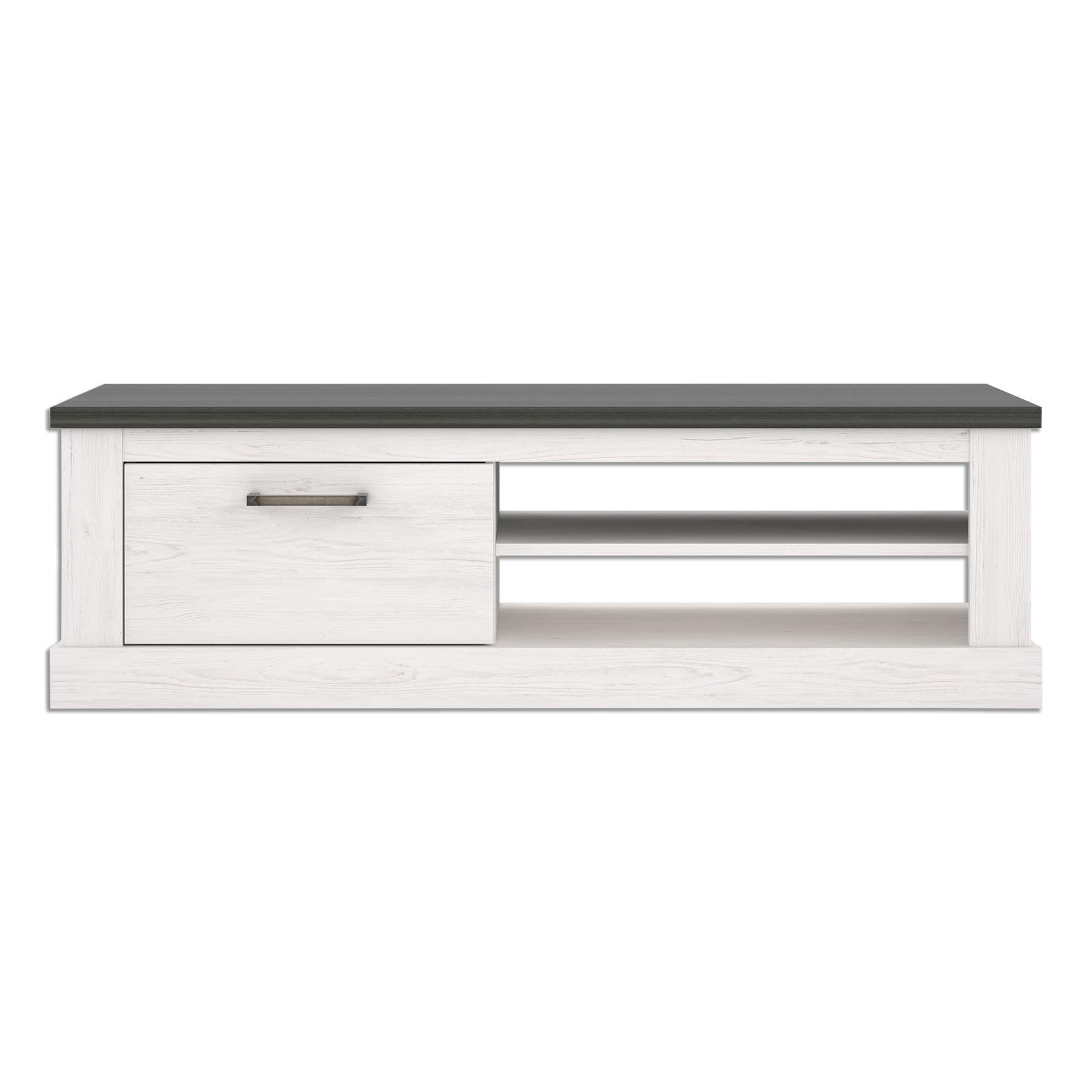Lowboard - Pinie weiß - Touchwood - 146 cm breit