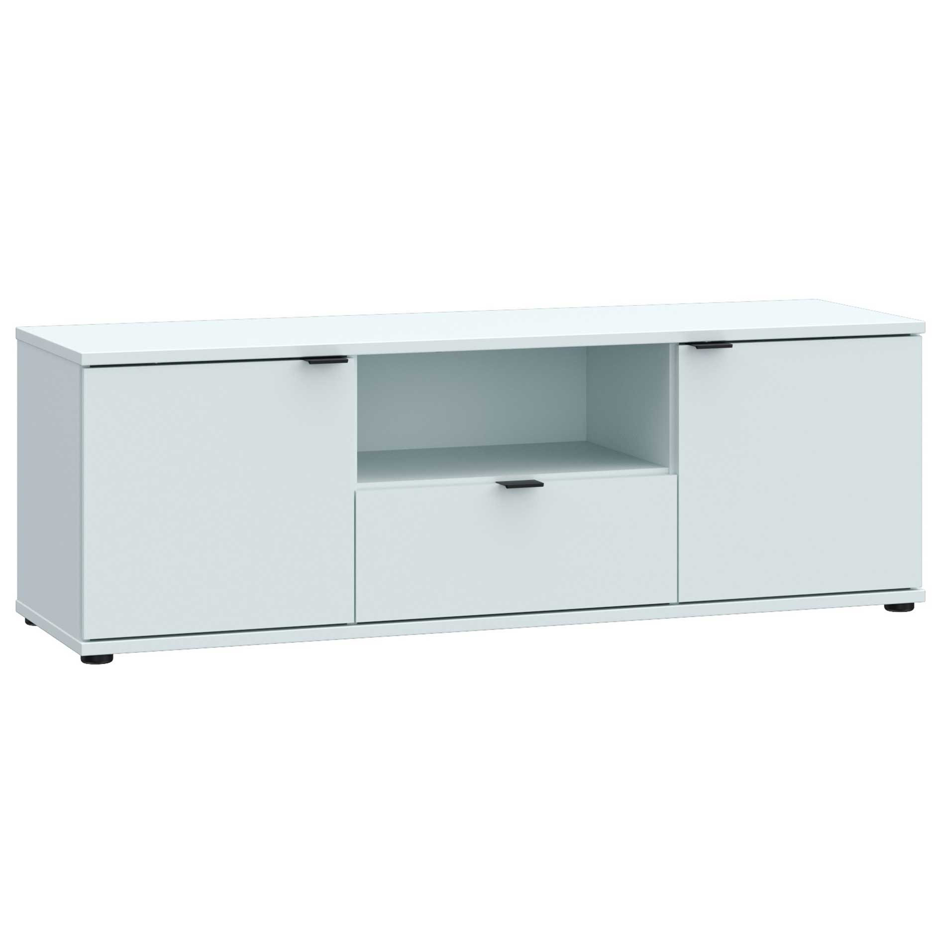 Lowboard - secret grey - 2 Türen - ein Schubkasten - 130 cm
