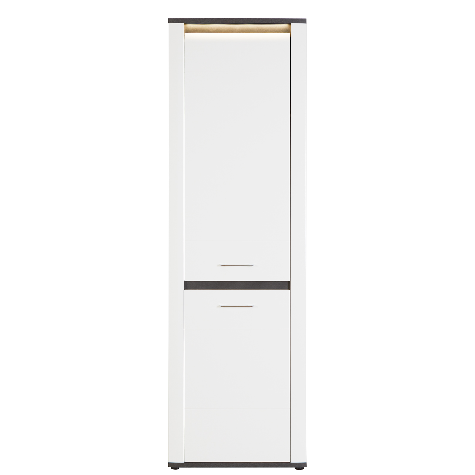 Luca Bessoni Mehrzweckschrank - weiß Hochglanz - 62 cm
