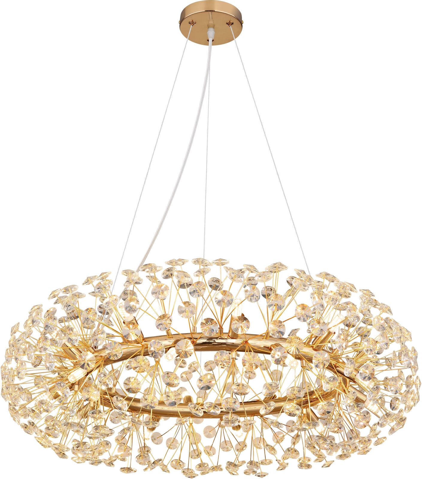Luster - goldfarben - kürzbar - Ø 80 cm