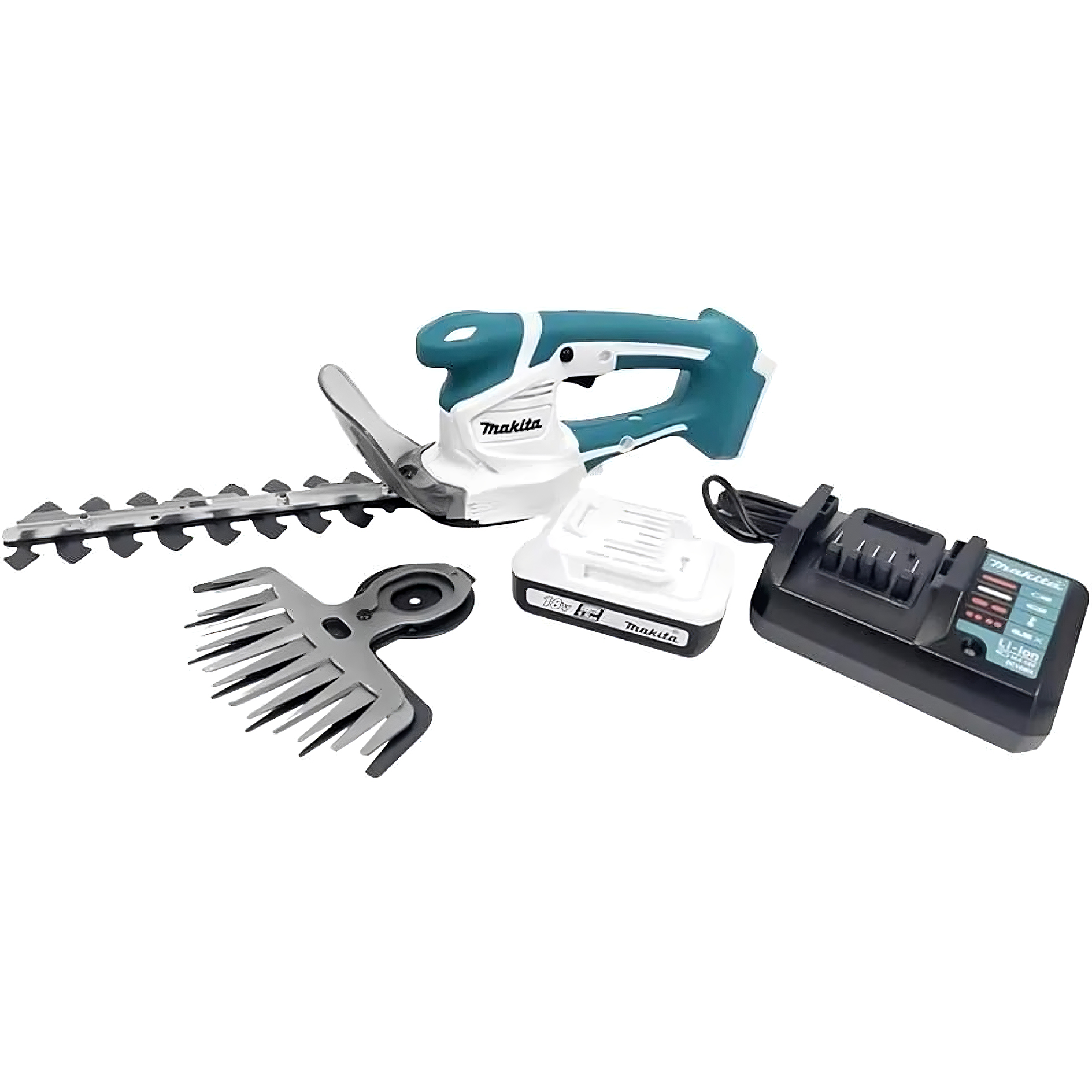MAKITA Akku-Grasschere UM110D001 G-Serie - blau-weiß - mit Akku