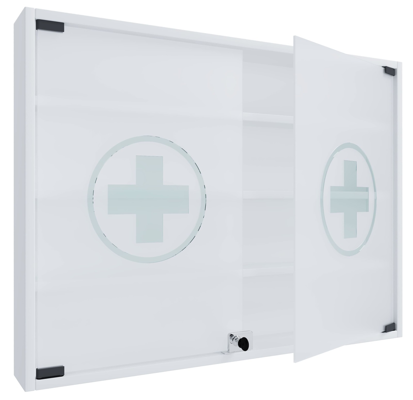 Medizinschrank HUSTILA L - weiß - 80 cm breit