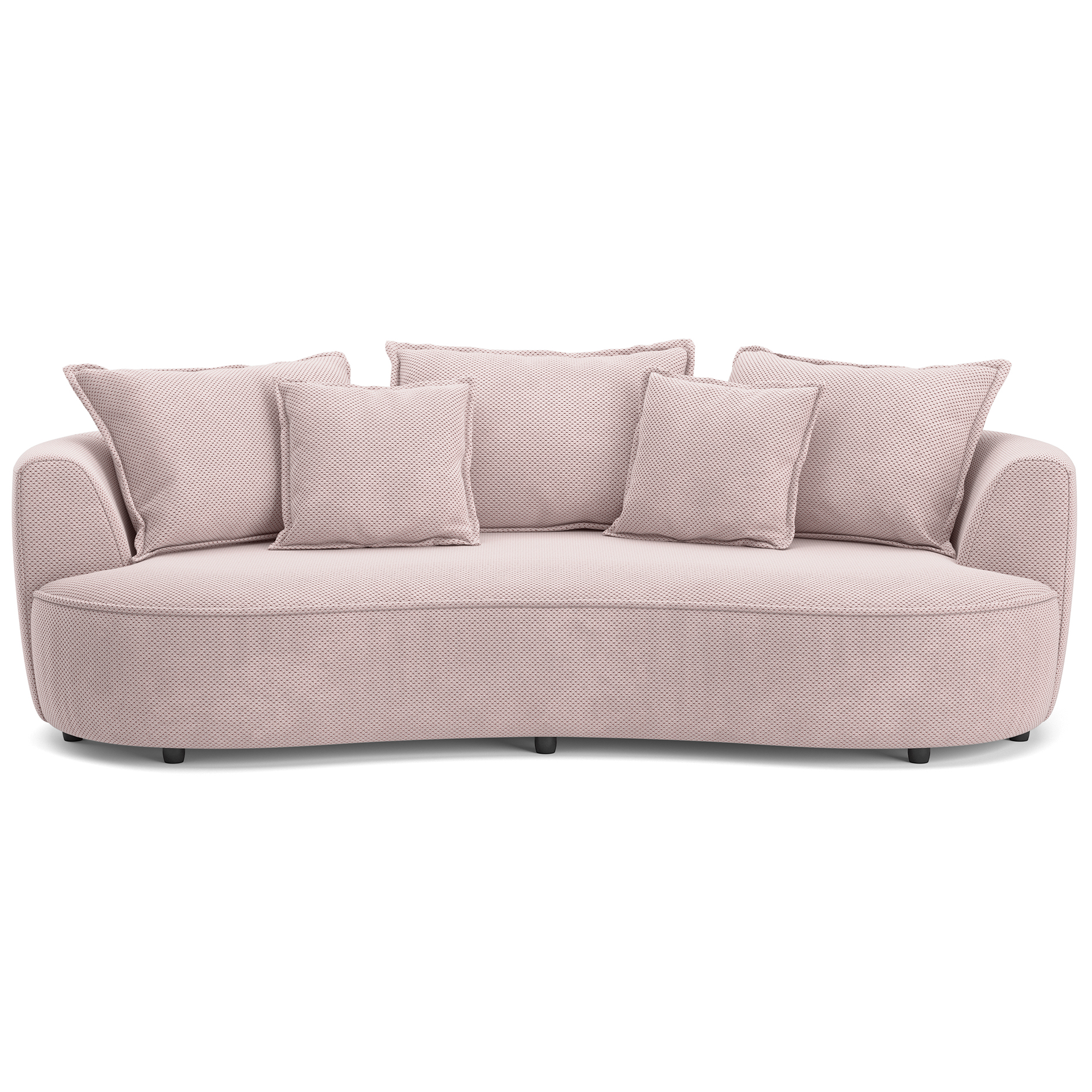 Megasofa - blossom - Velours - mit Kissen