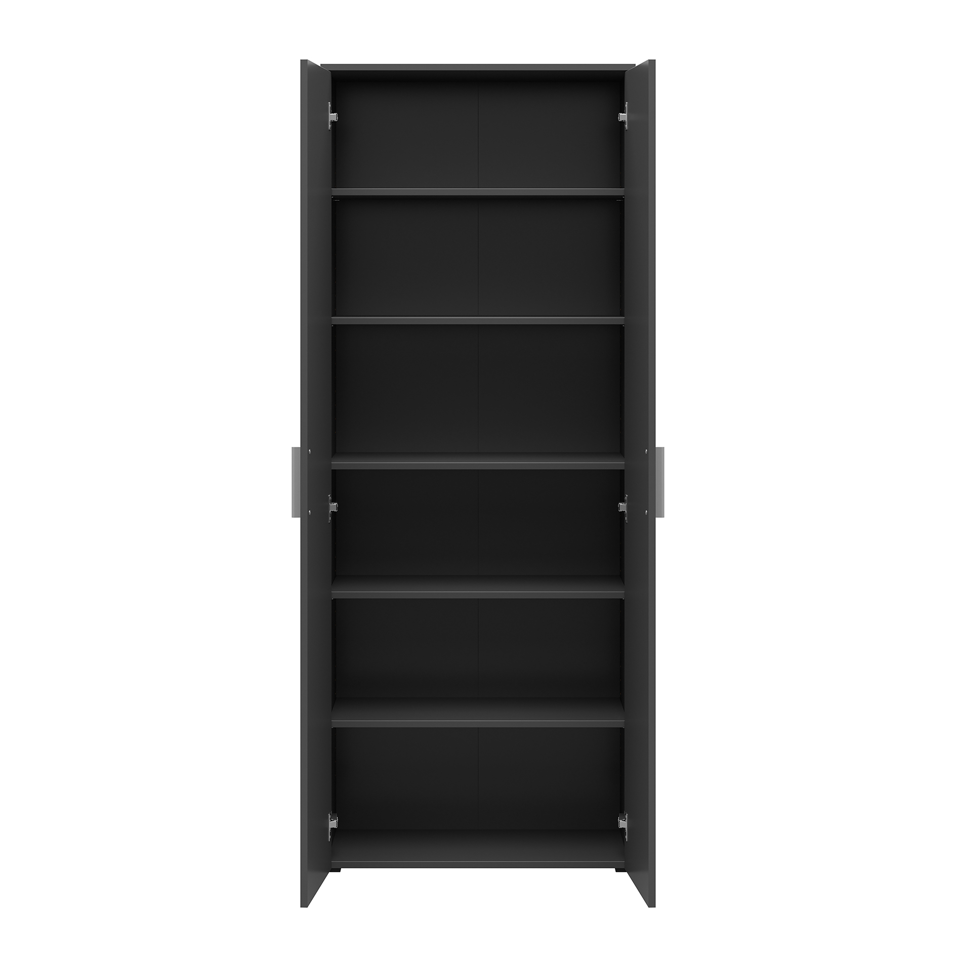 Mehrzweckschrank - anthrazit - 6 Fächer