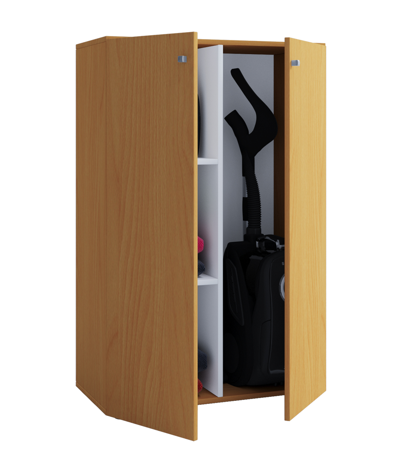 Mehrzweckschrank LONA MINI - Buche - mit Drehtüren