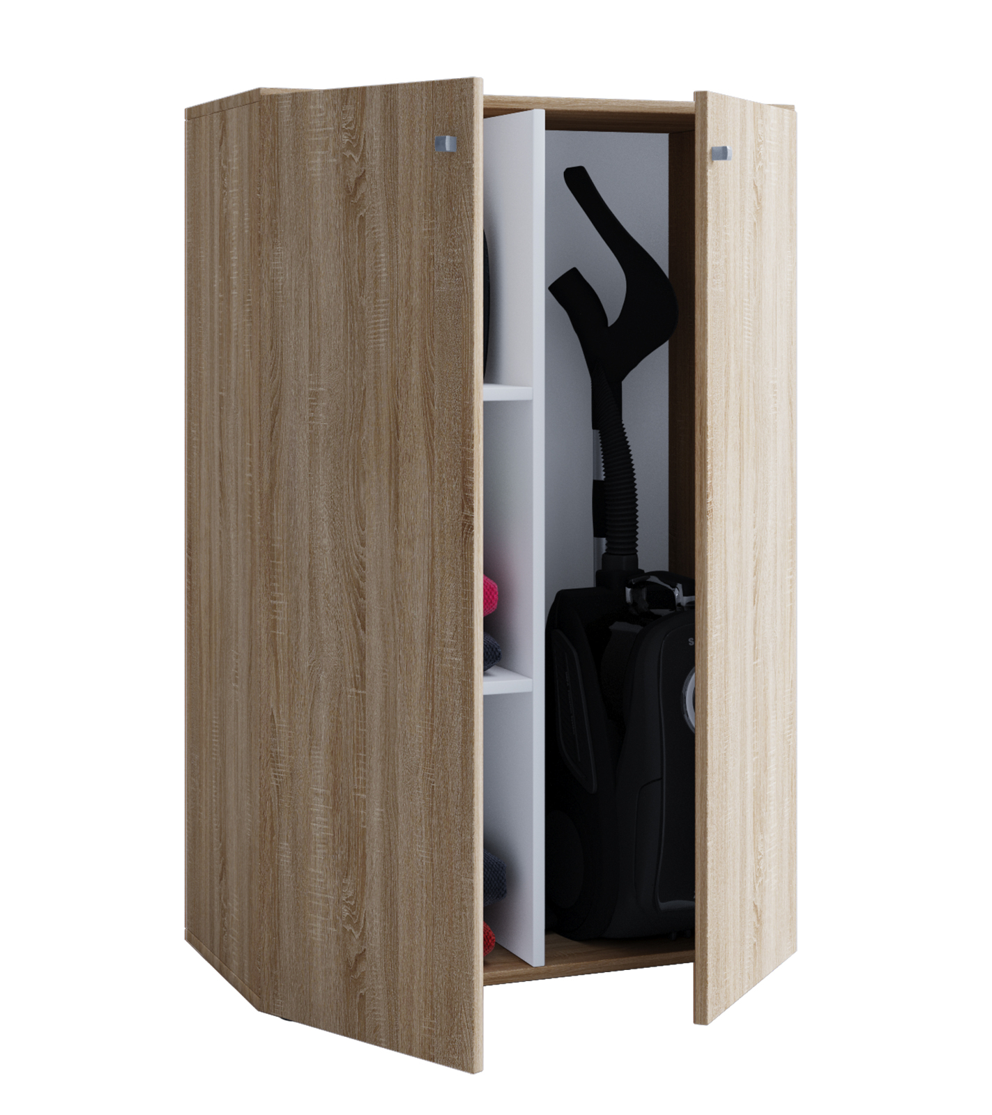 Mehrzweckschrank LONA MINI - Sonoma Eiche - mit Drehtüren